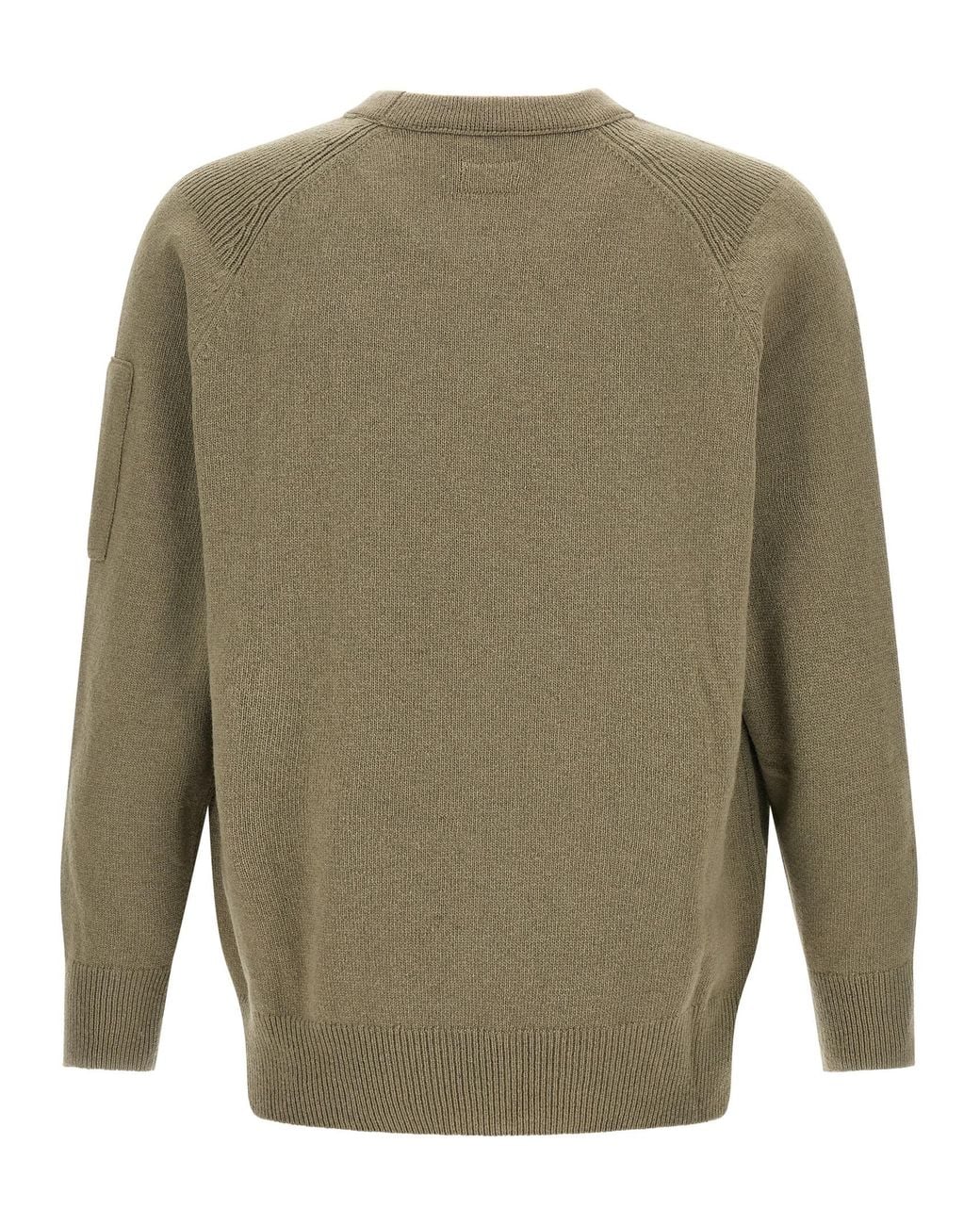 C P Company Green 'Lens' Sweater for men