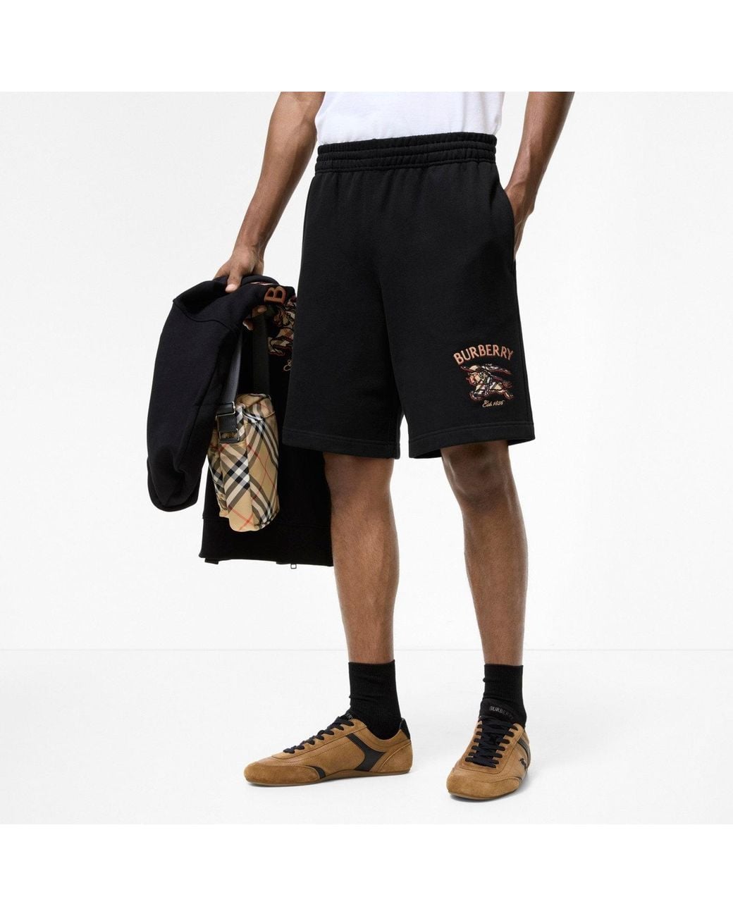 Burberry Black Rick Bby Chk Ekd for men