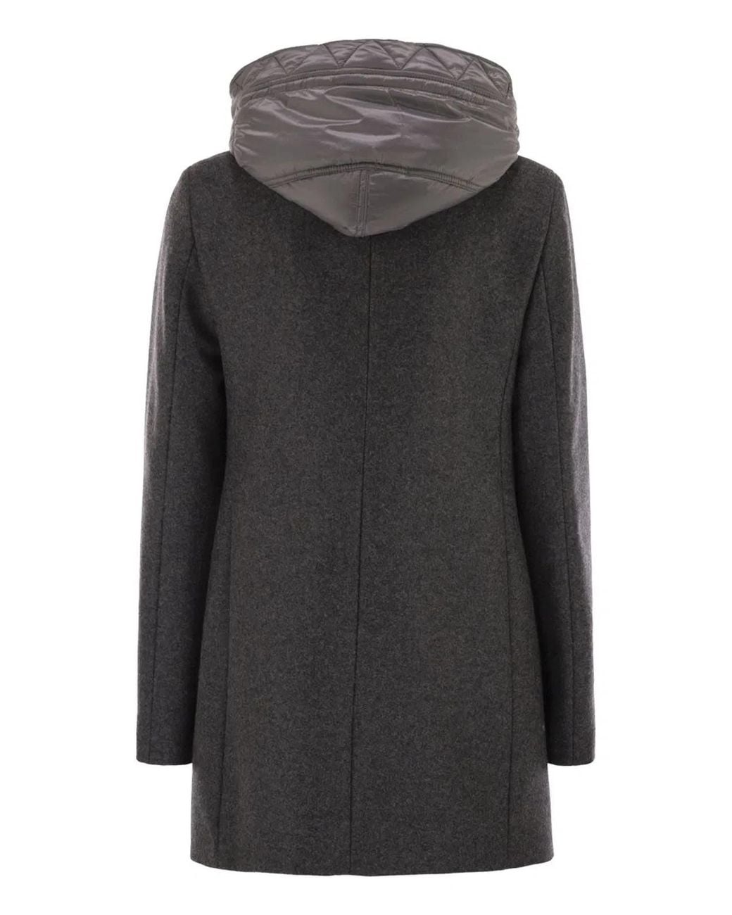 Fay Black Toggle Coat