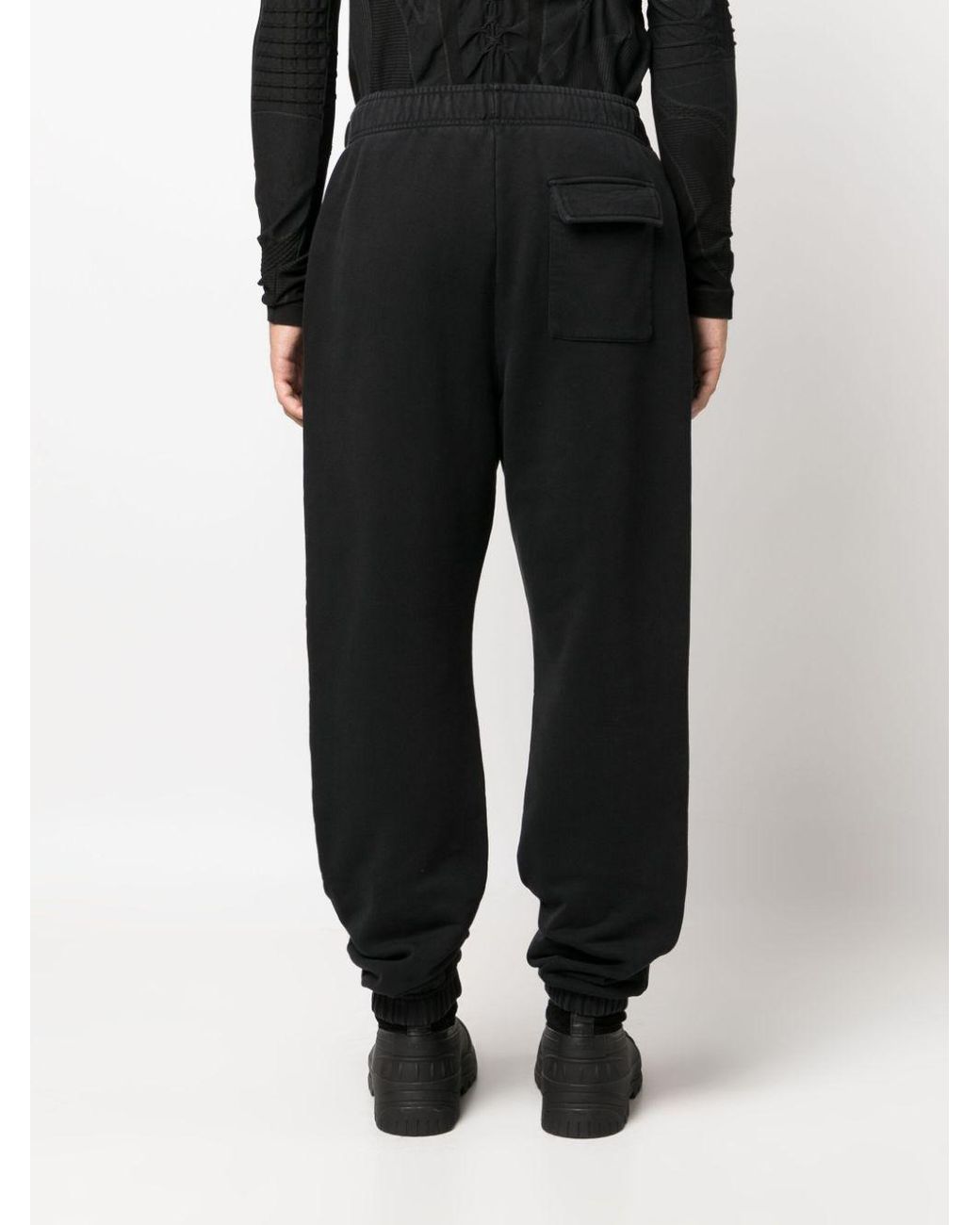 Ambush Black Regular Sweat Pants Cotton Pants for men