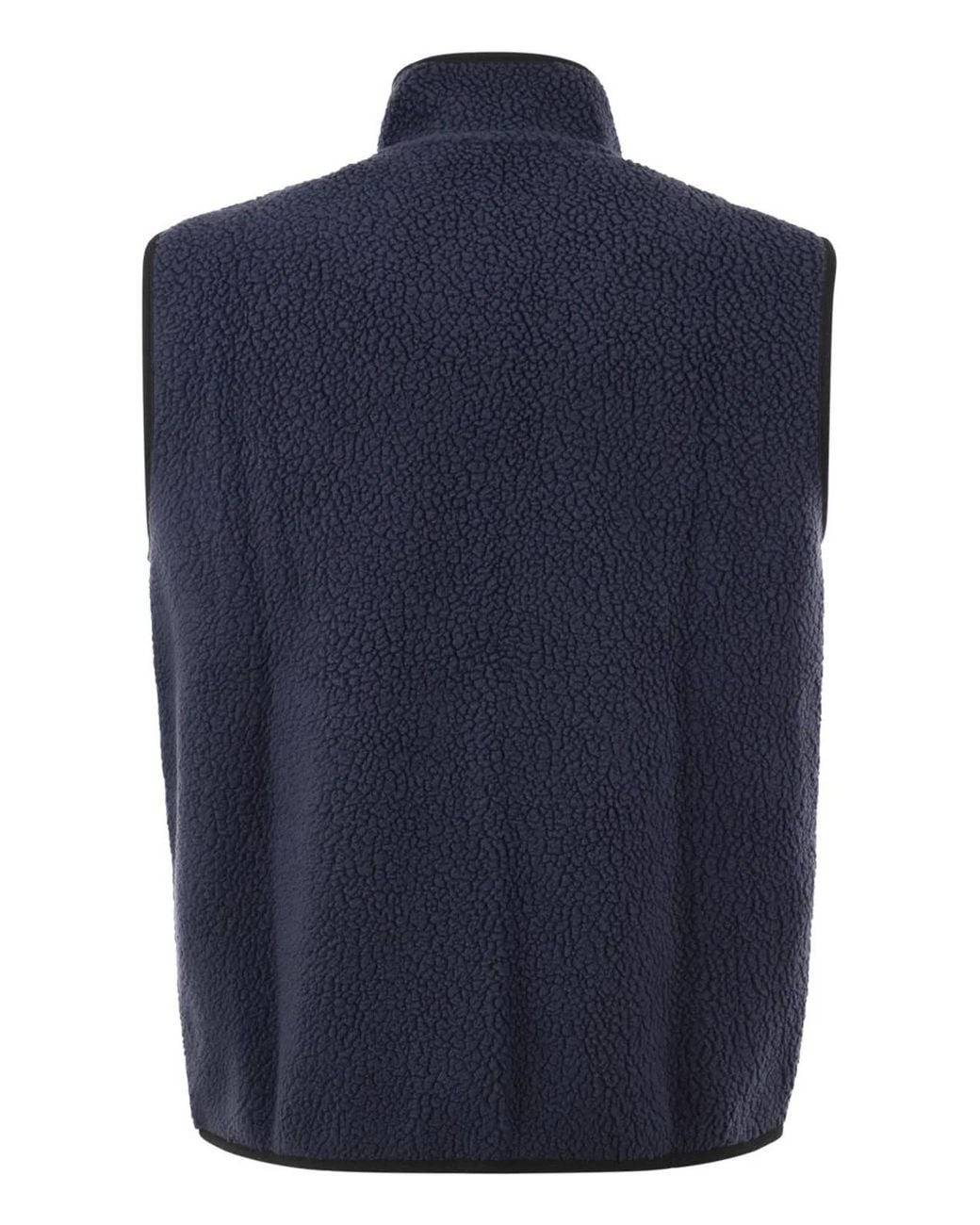Patagonia Blue Retro Pile Fleece Vest for men