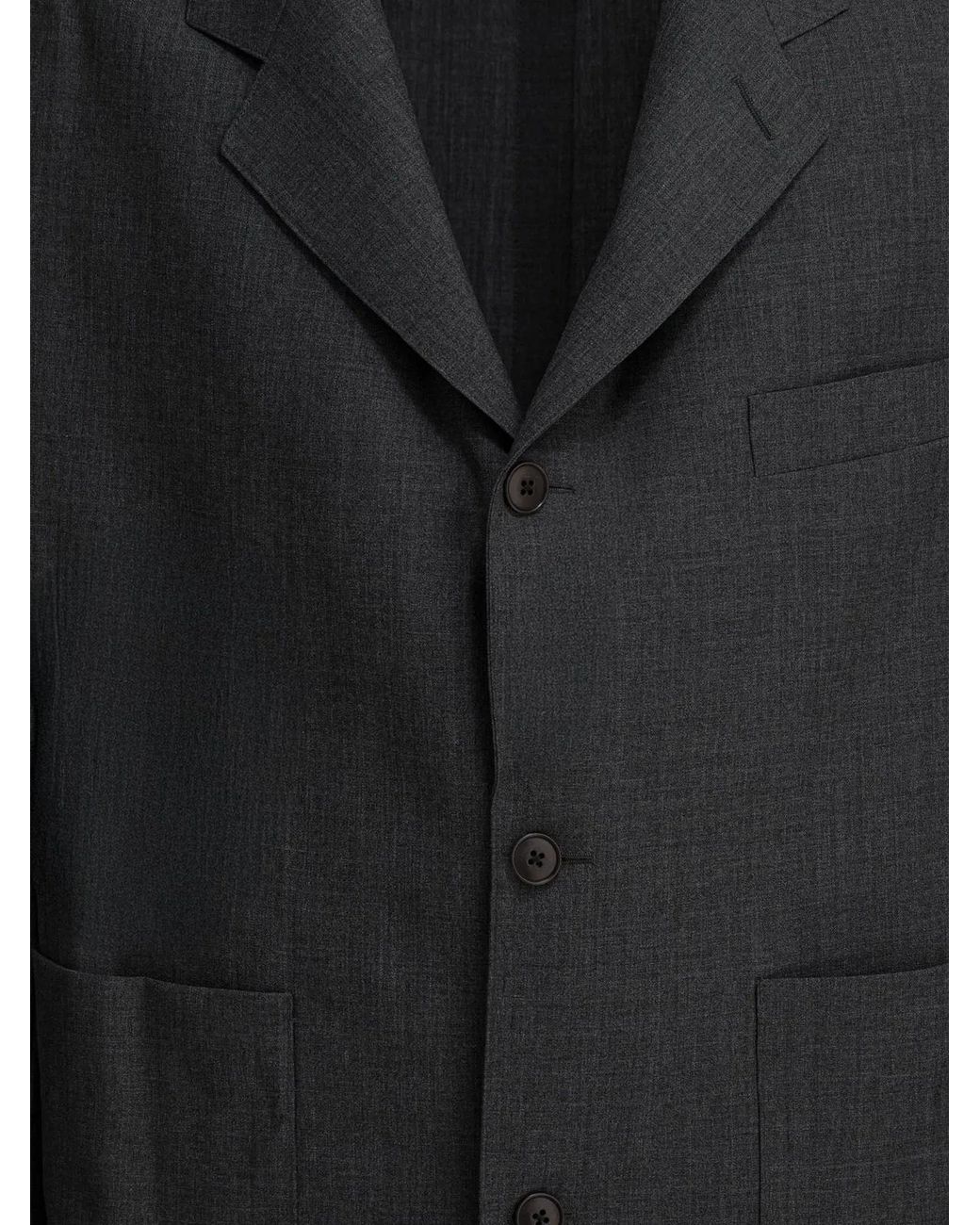 Beams Plus Black Wool Jacket for men