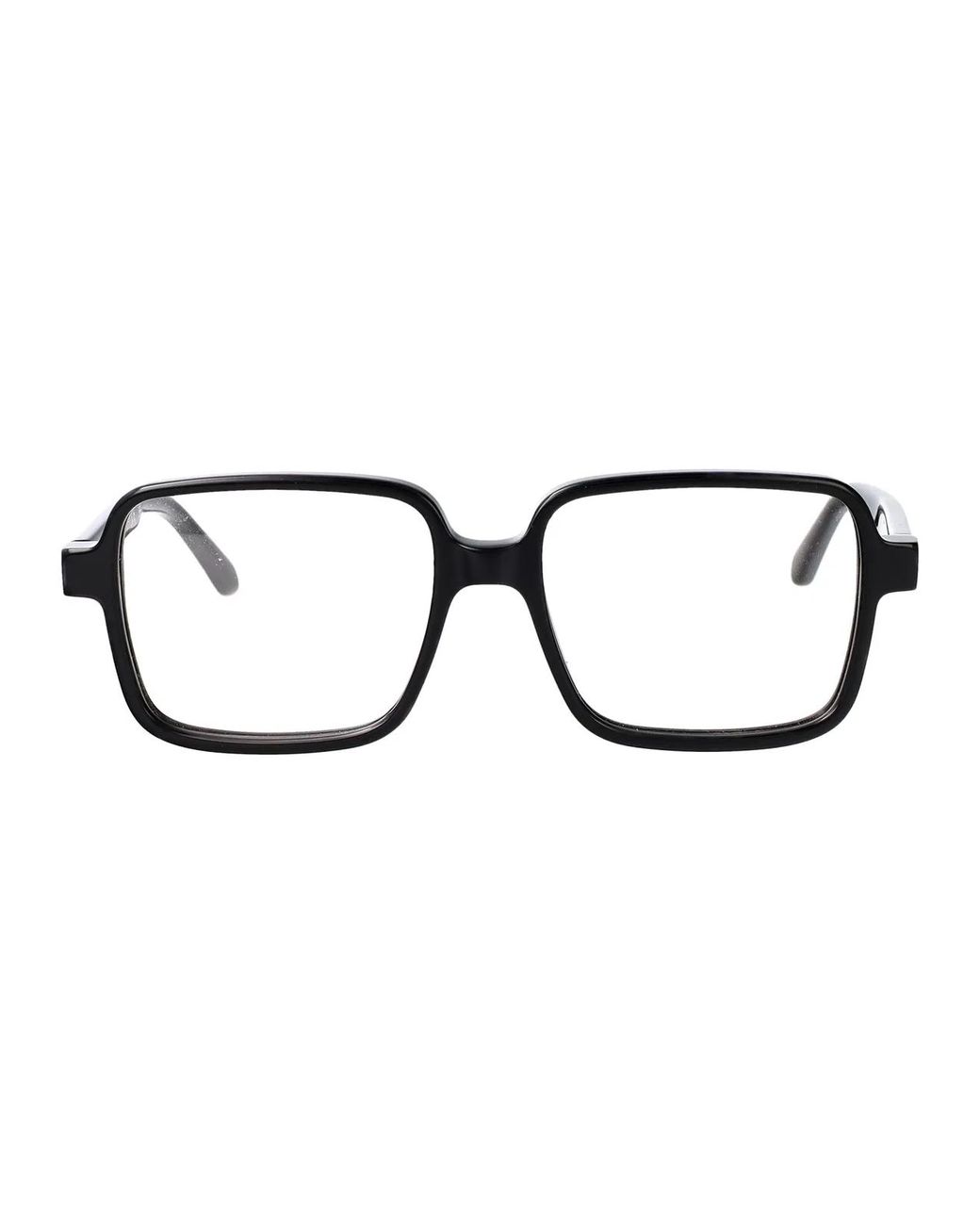 Palm Angels Black Shiny Acetate Glasses