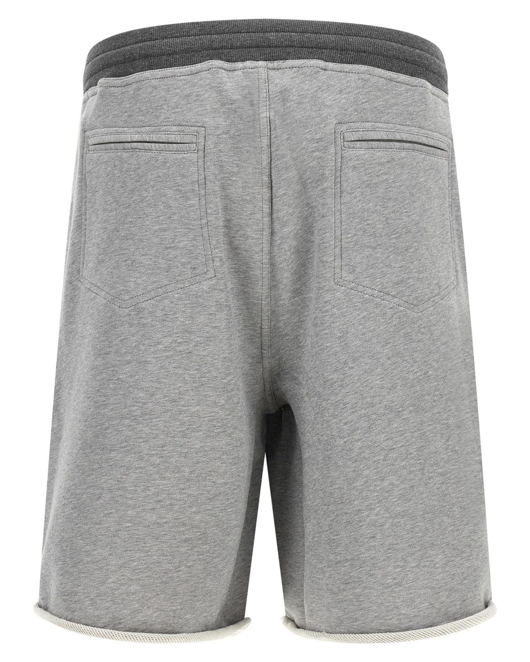 Brunello Cucinelli Gray 'Solomei Athletic Club' Bermuda Shorts for men