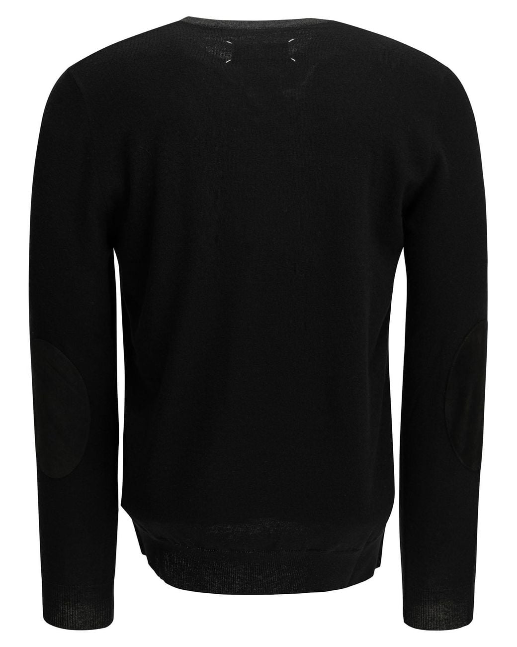Maison Margiela Black Wool Crewneck Sweater for men