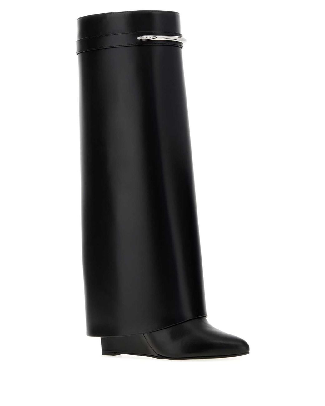 Givenchy Black Leather Shark Boots