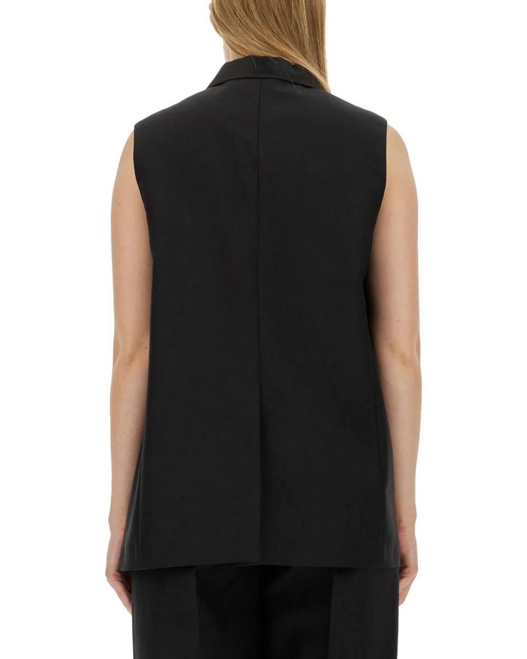 Fendi Black Sleeveless Blazer