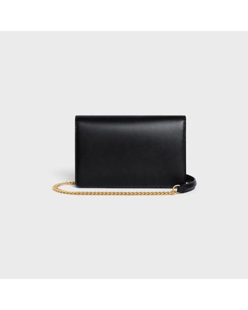 Céline Black Wallet On Chain Margo