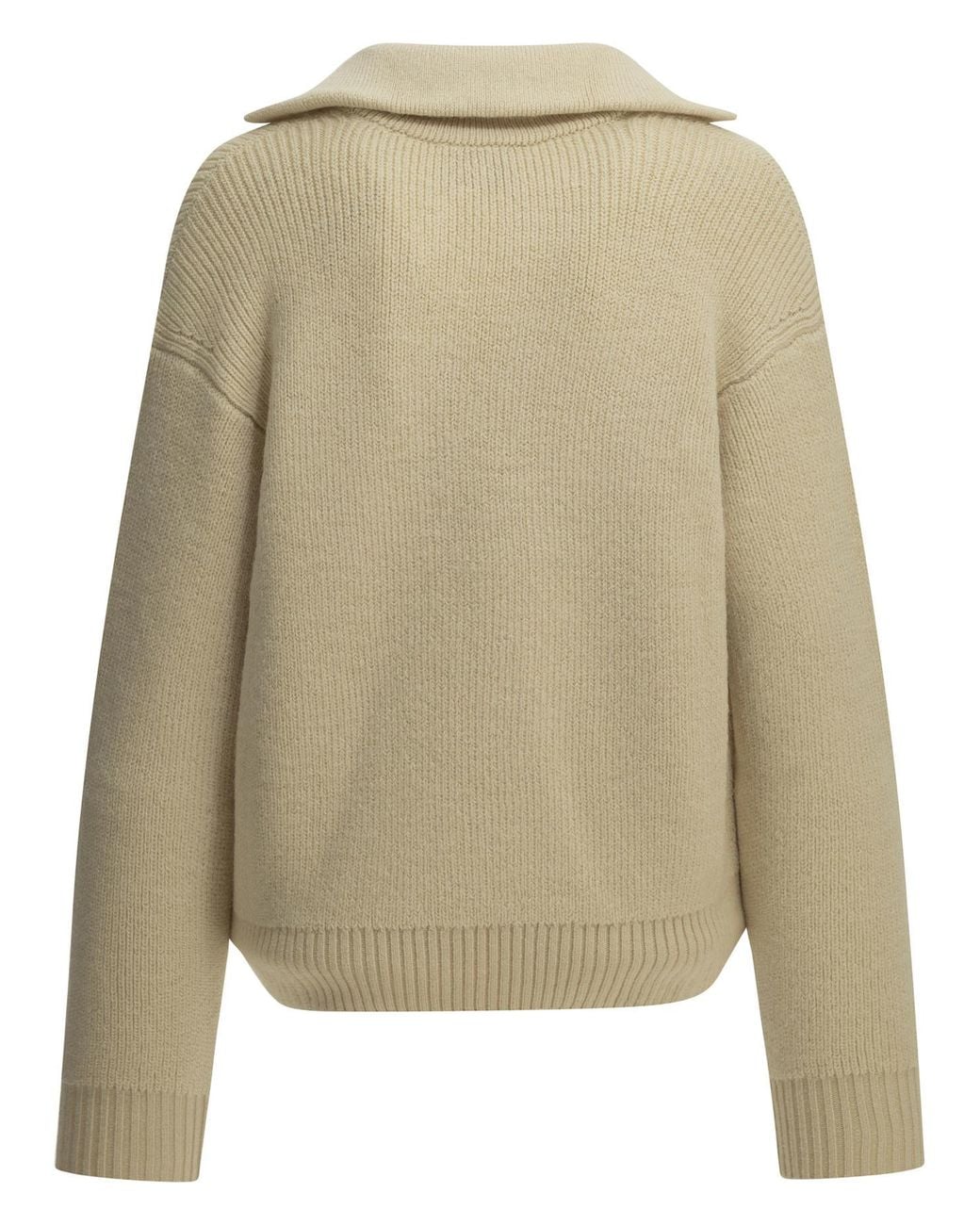 Isabel Marant Natural "Ydalia" Polo Sweater