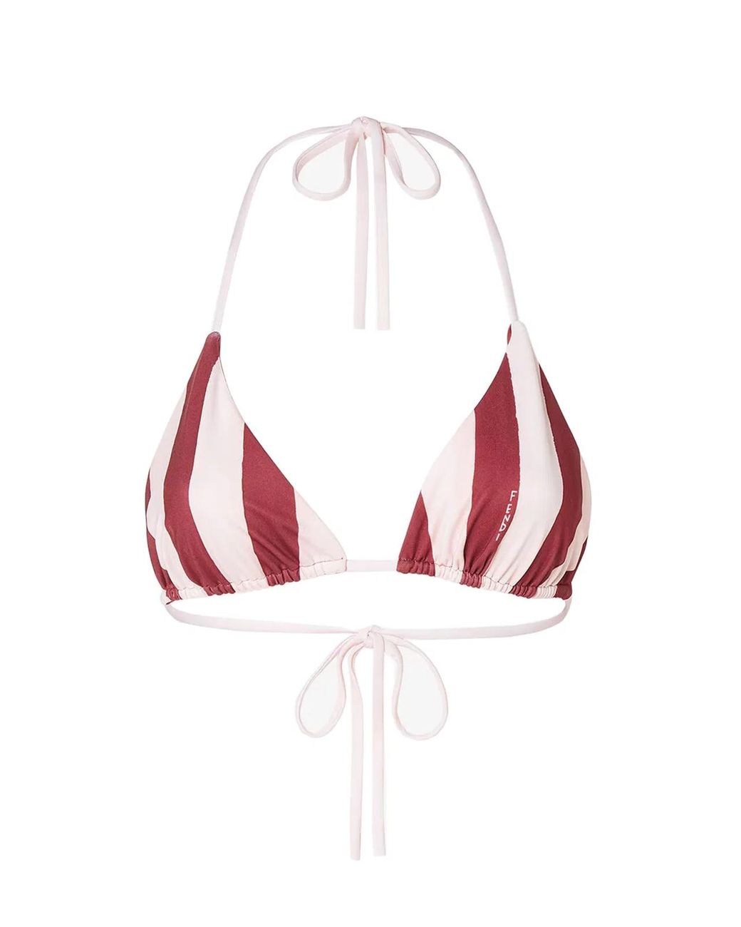 Fendi Red Reversible Triangle Bikini Top