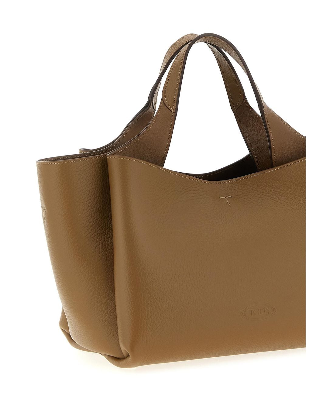 Tod's Brown Mini Leather Handbag