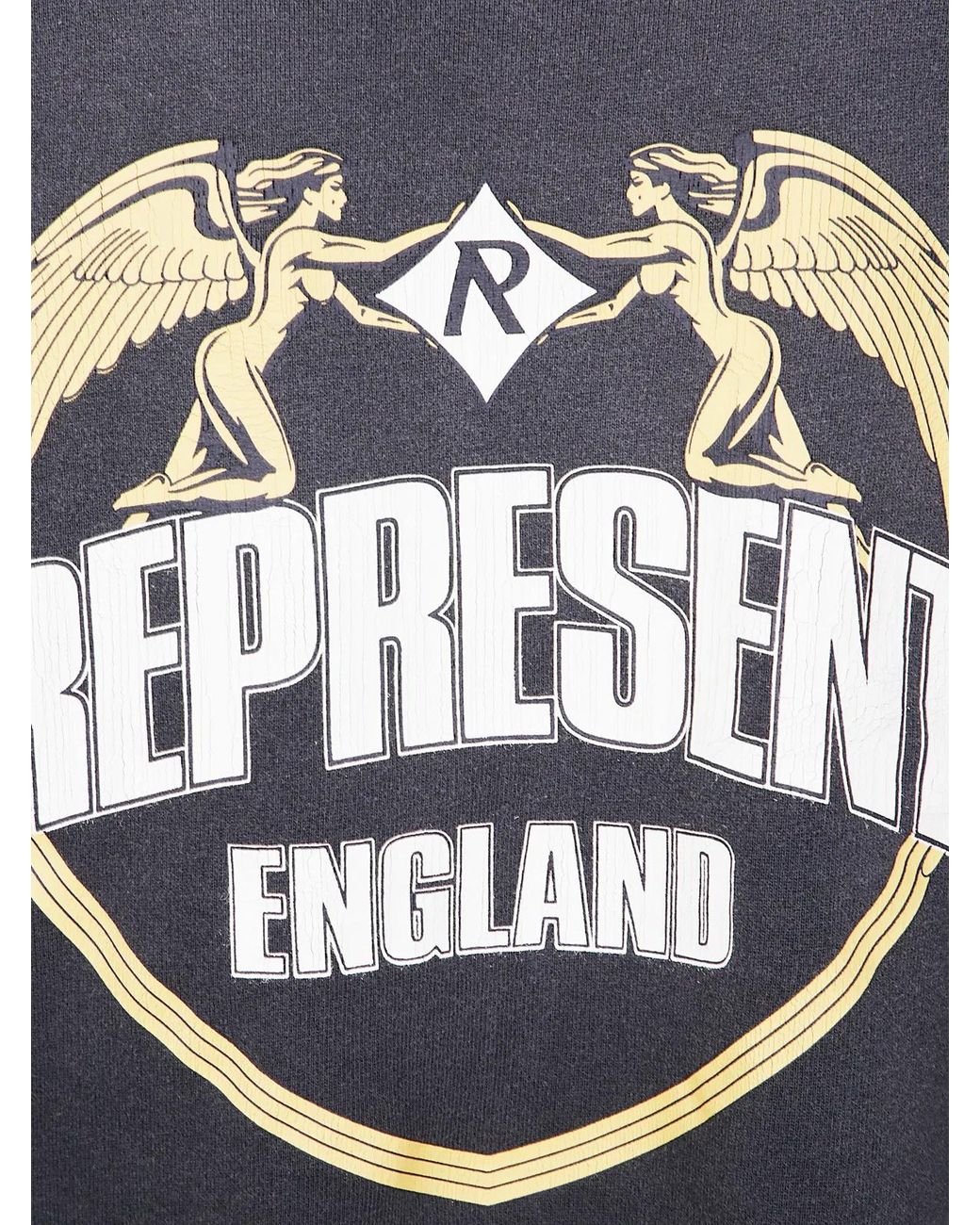 Represent Gray Angel Border" Sweatshirt for men