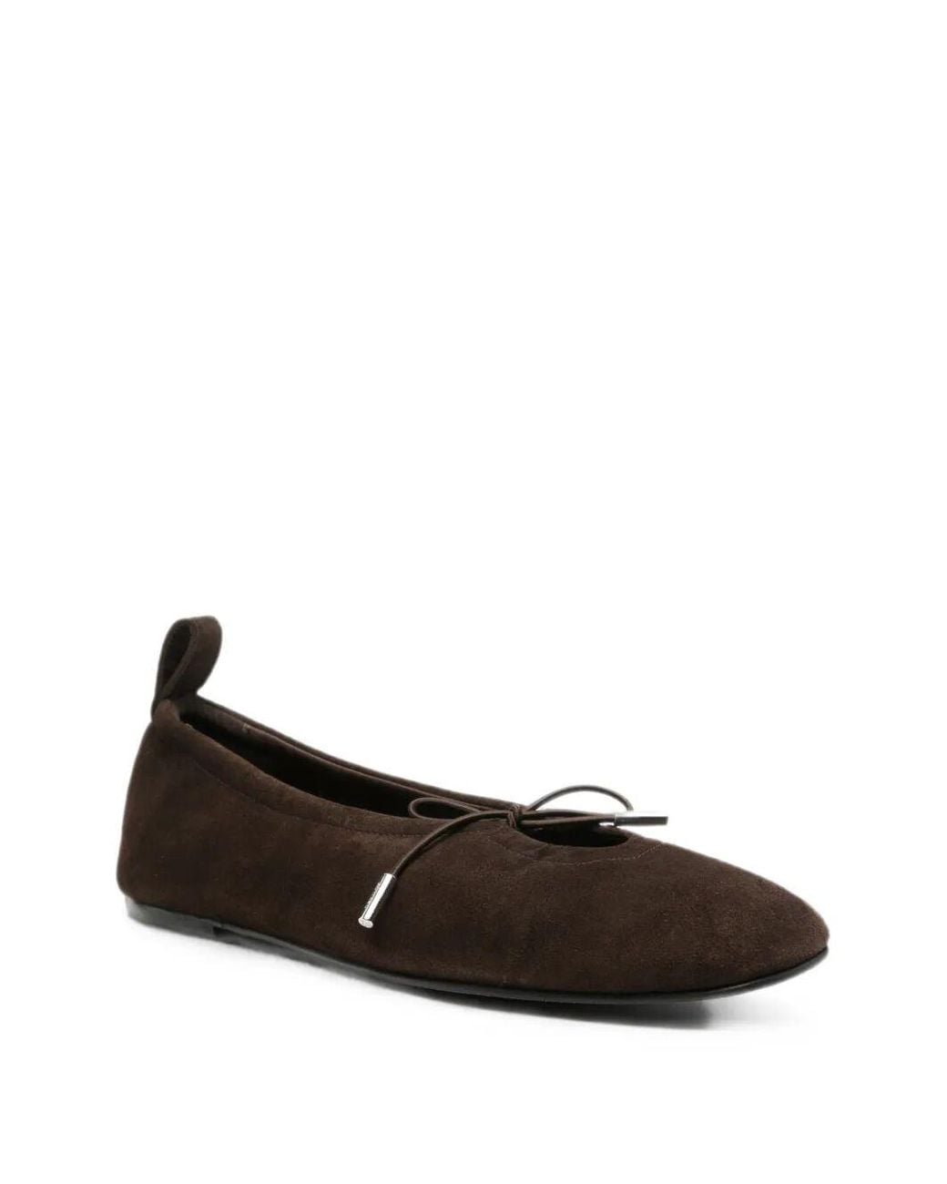 Alohas Black "Rosalind" Leather Ballet Flats