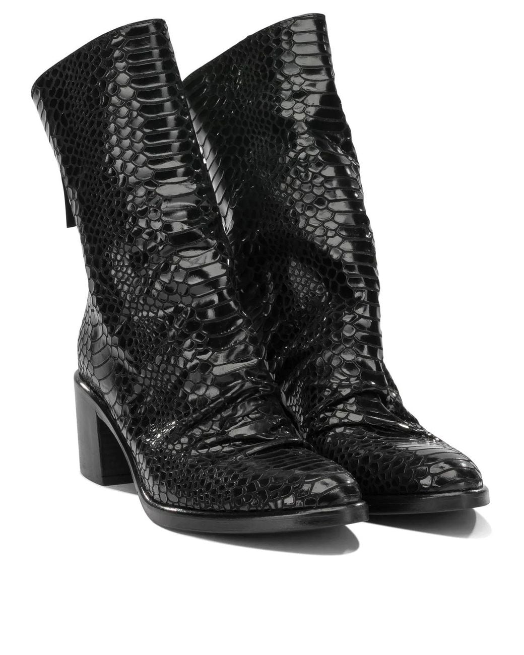 Strategia Black Boots & Ankle Boots