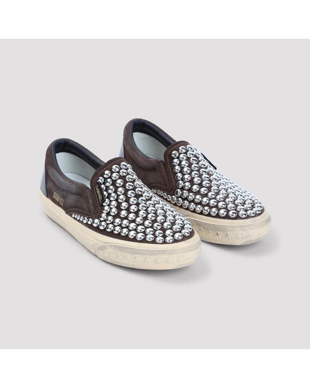 Golden Goose Deluxe Brand Blue Dark Studs Slip-On