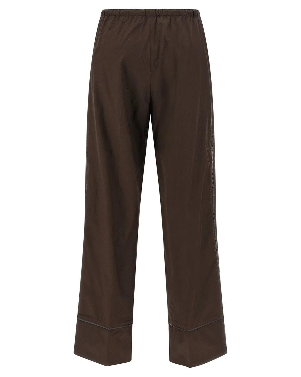 Yves Salomon Brown Relaxed Drawstring Pant