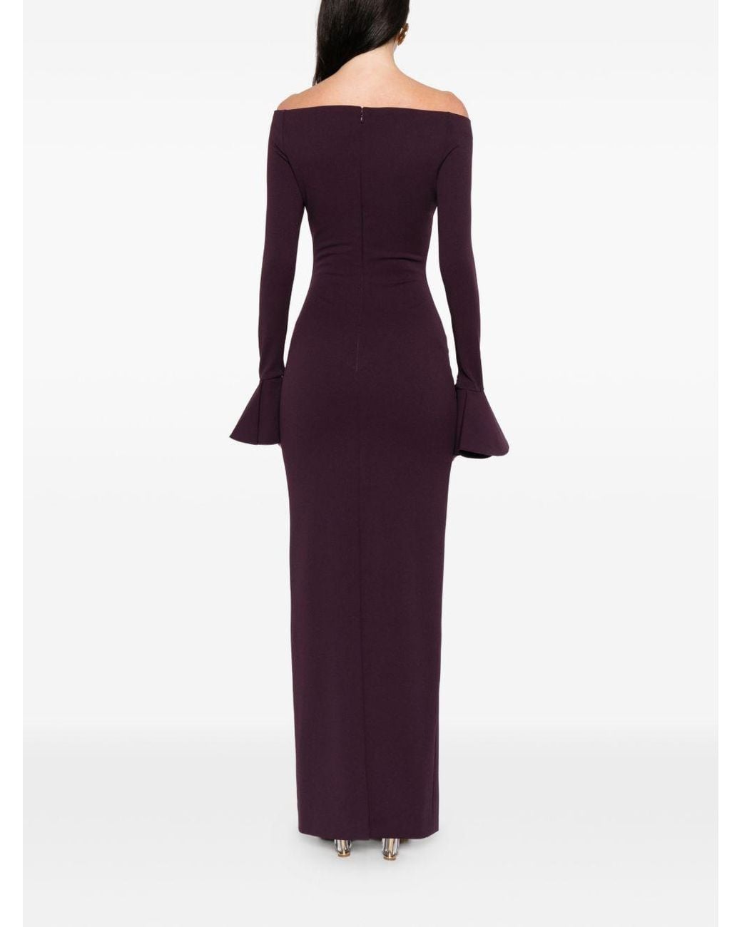 Solace London Purple Abito Donna Rosso