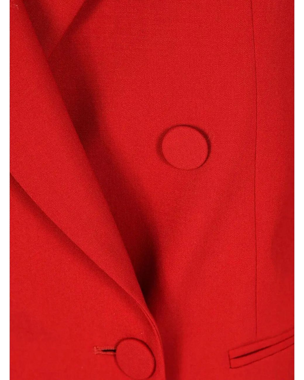 Dries Van Noten Red Blink Blazer Jacket