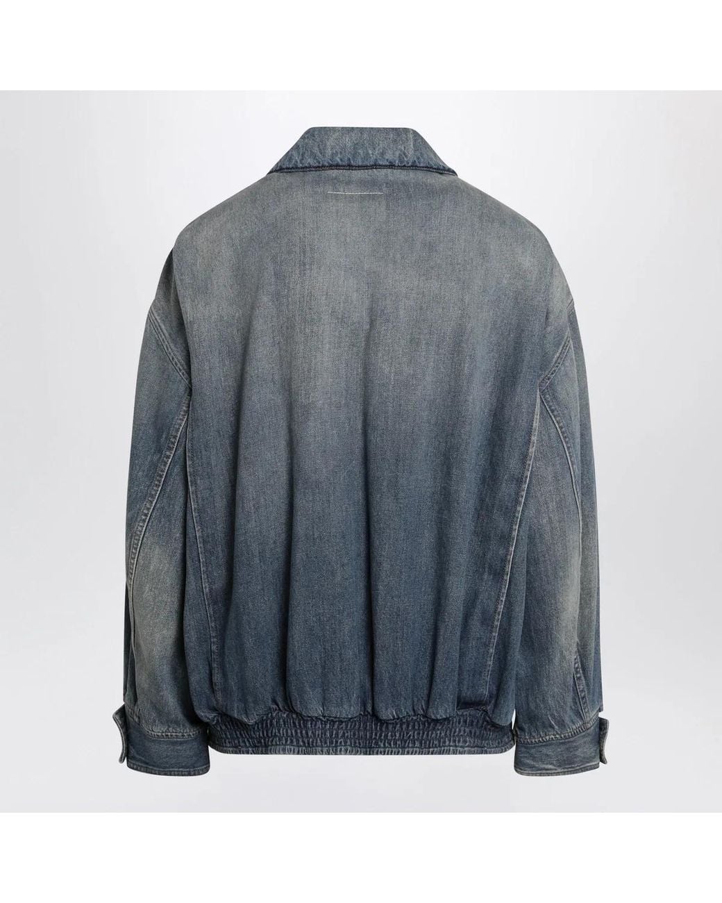 MM6 by Maison Margiela Blue Front Zip Fastening Jacket