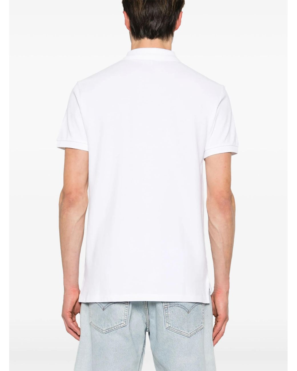 Polo Ralph Lauren White Polo Slim-Fit for men