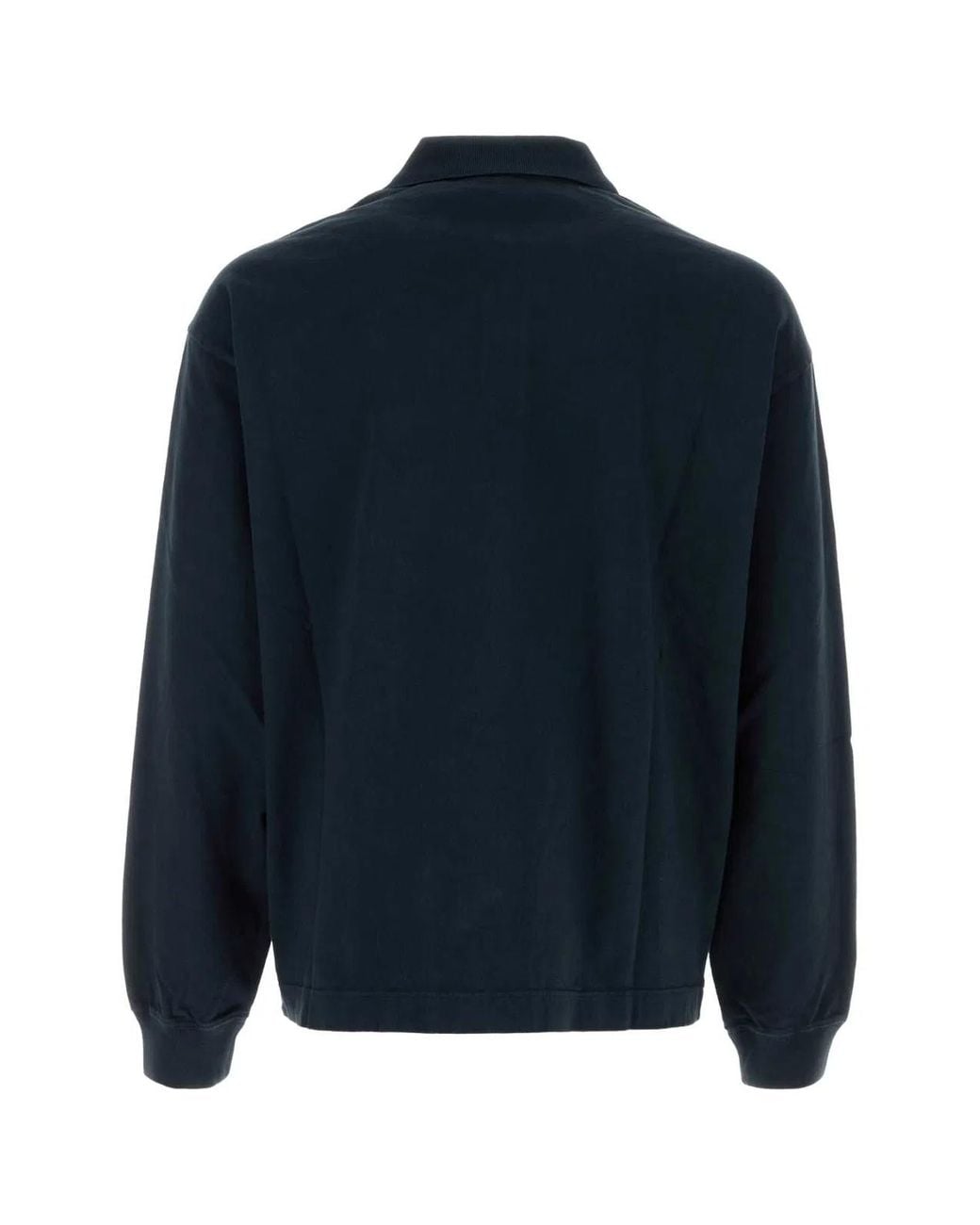 Prada Blue Dark Logo Polo for men
