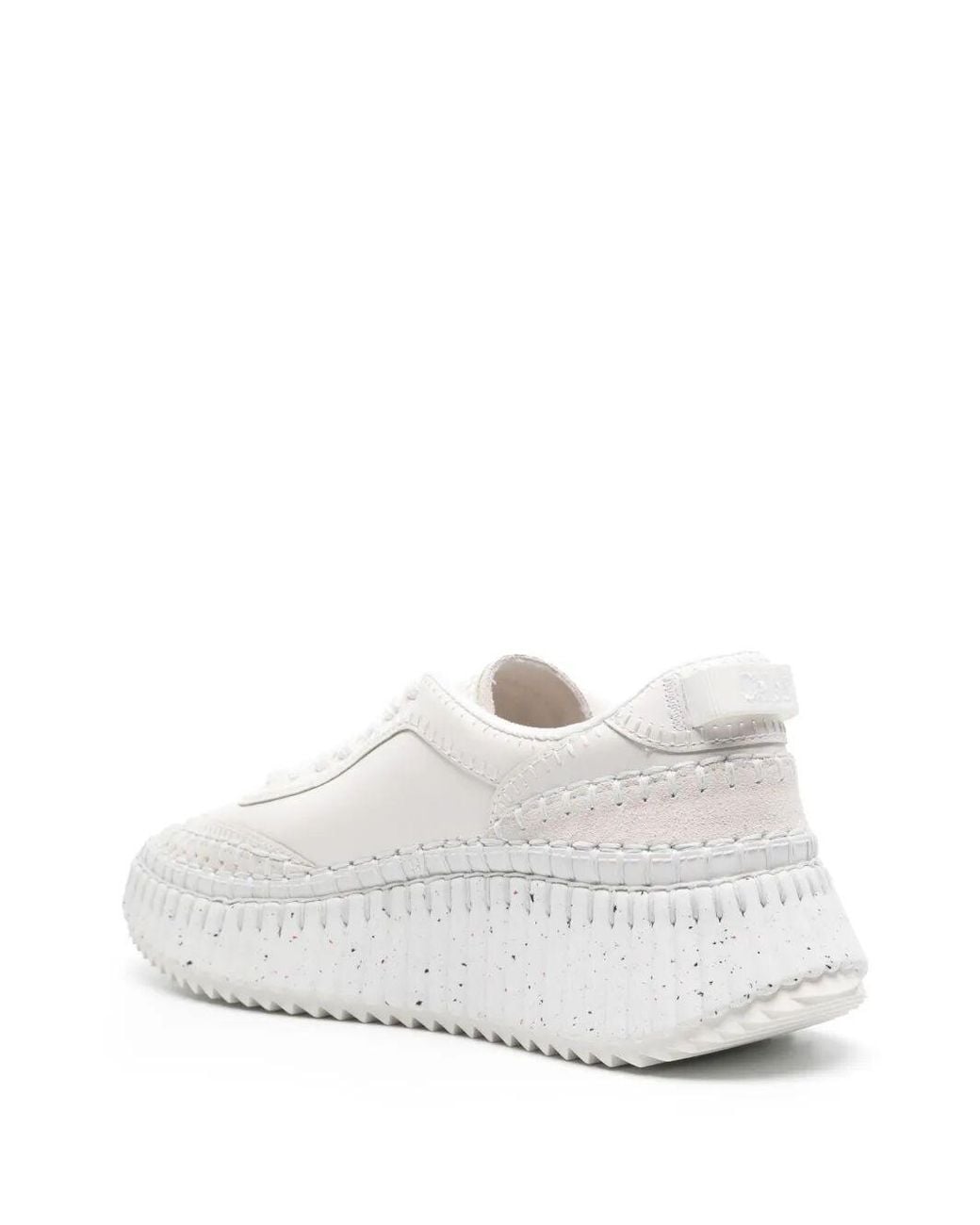 Chloé White Nama Sneakers