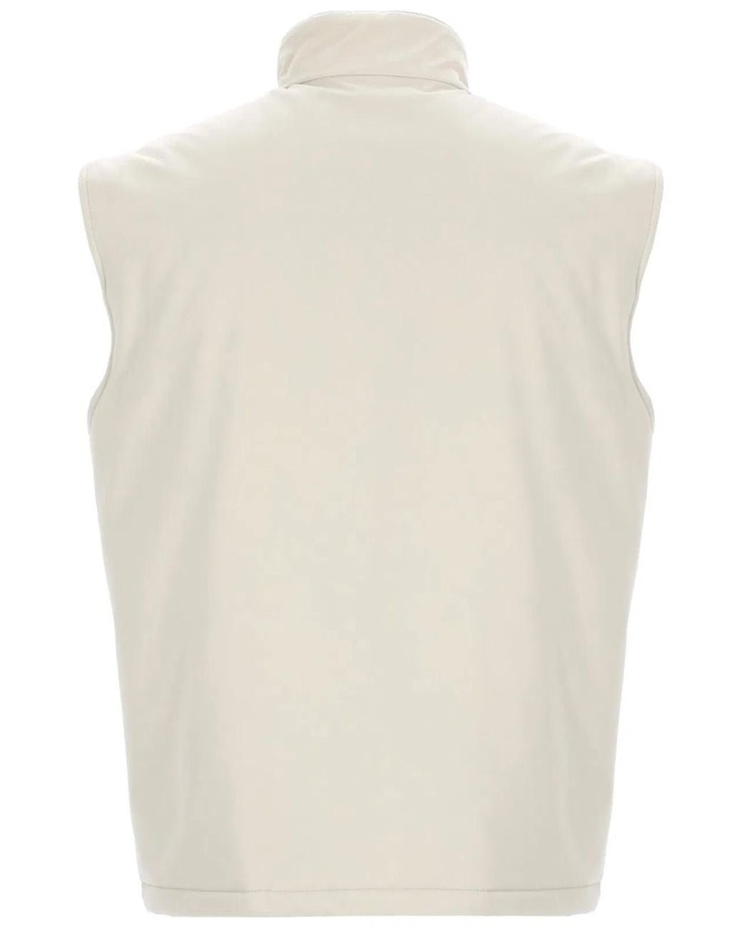Fay White Turtleneck Vest for men