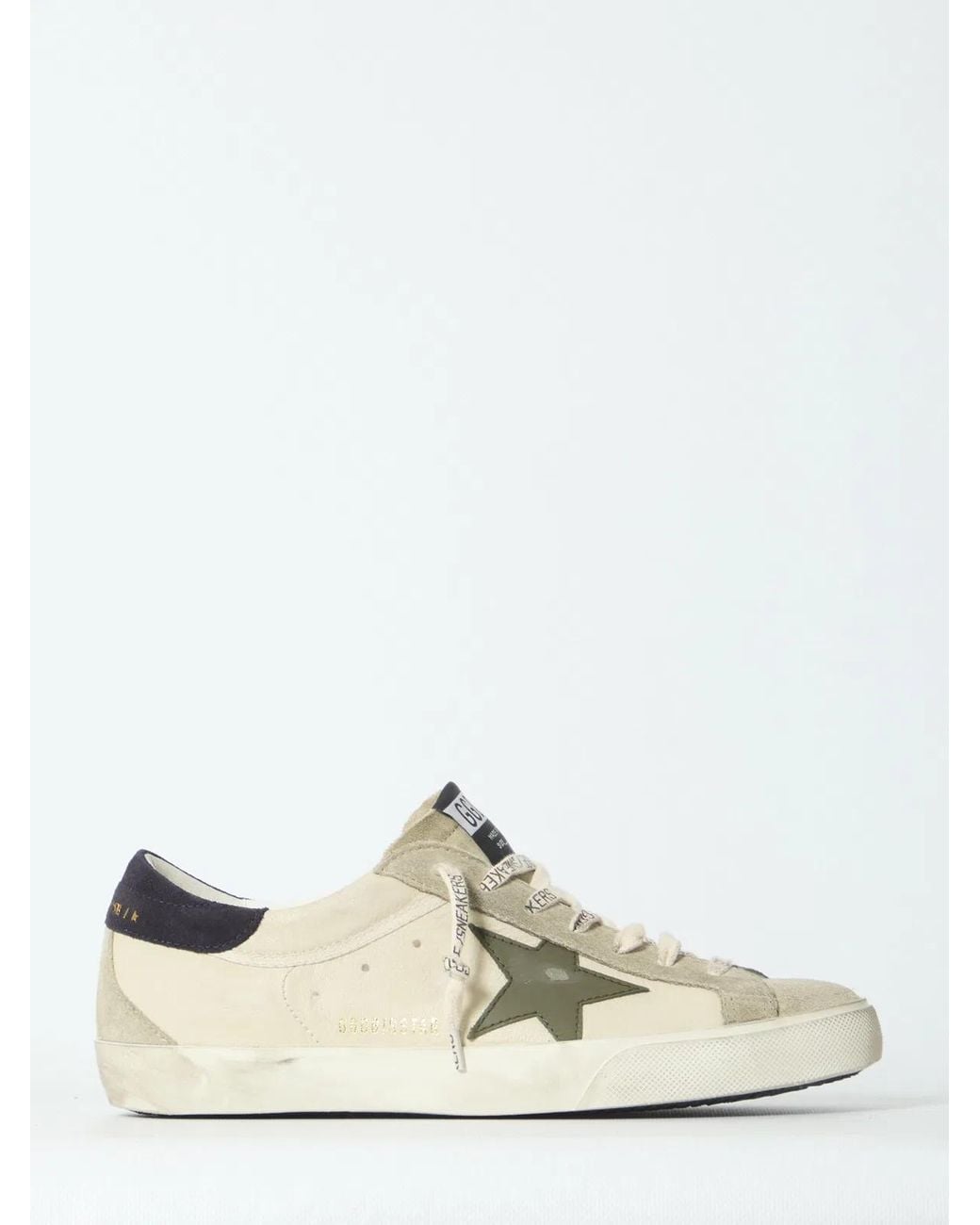 Golden Goose Deluxe Brand White Super Star Sneakers for men