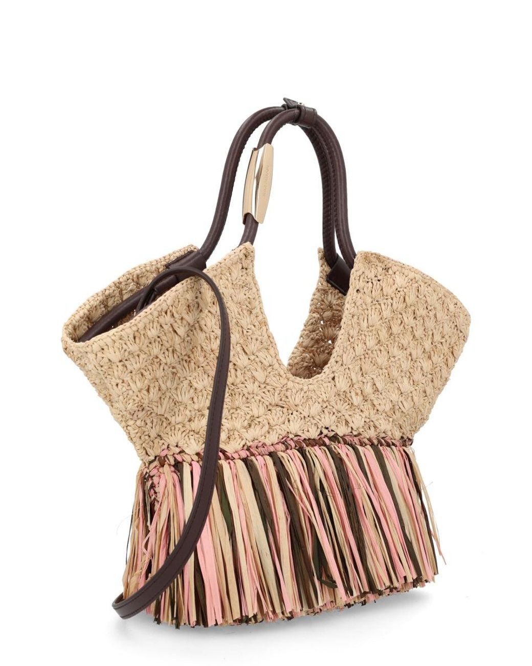 Zimmermann Natural Raffia Handbag