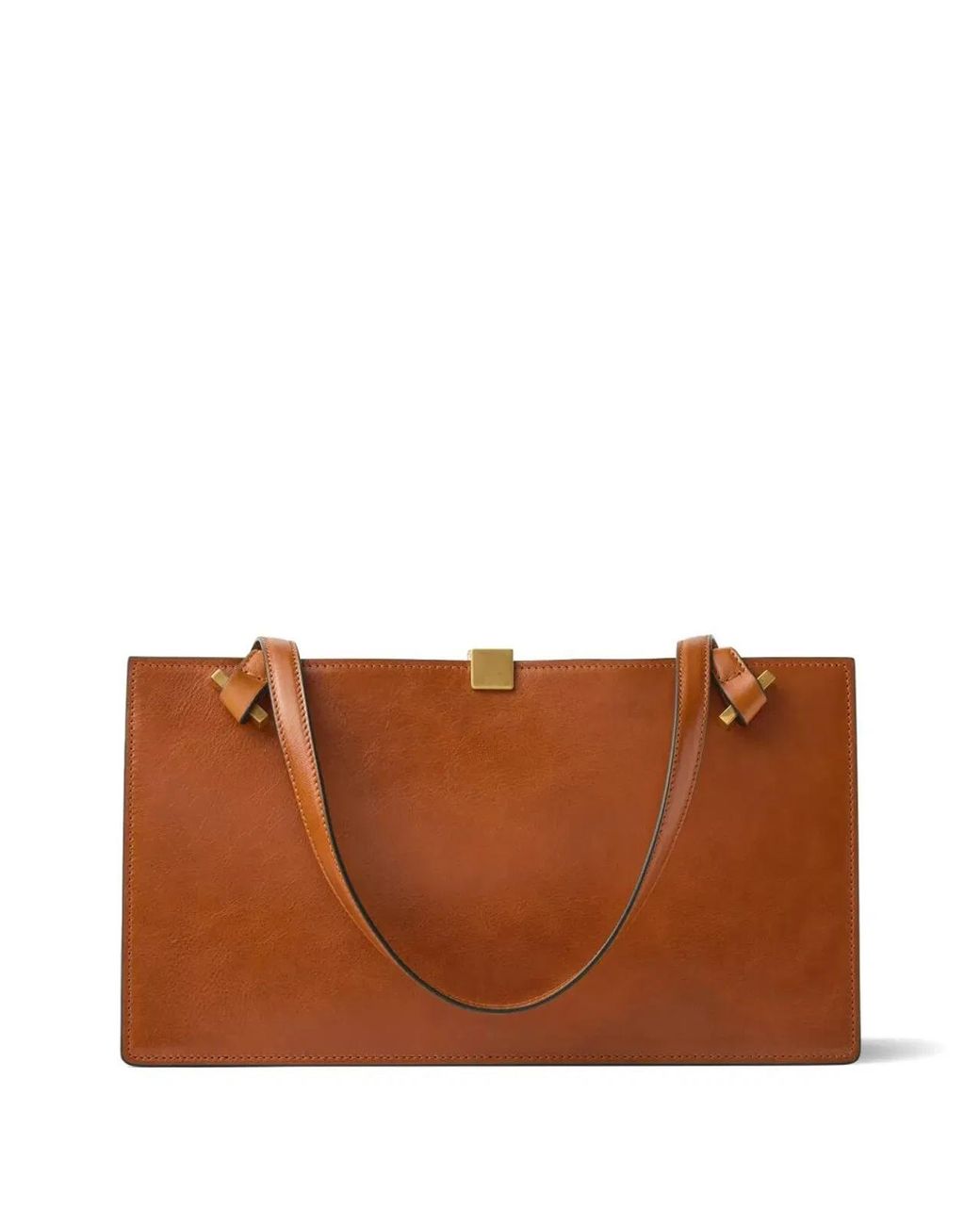 Versace Brown Severine Leather Tote