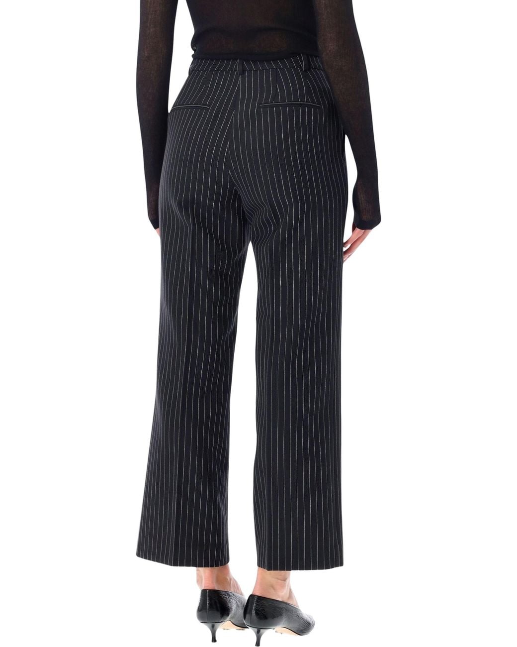 Anine Bing Black Thomas Pant