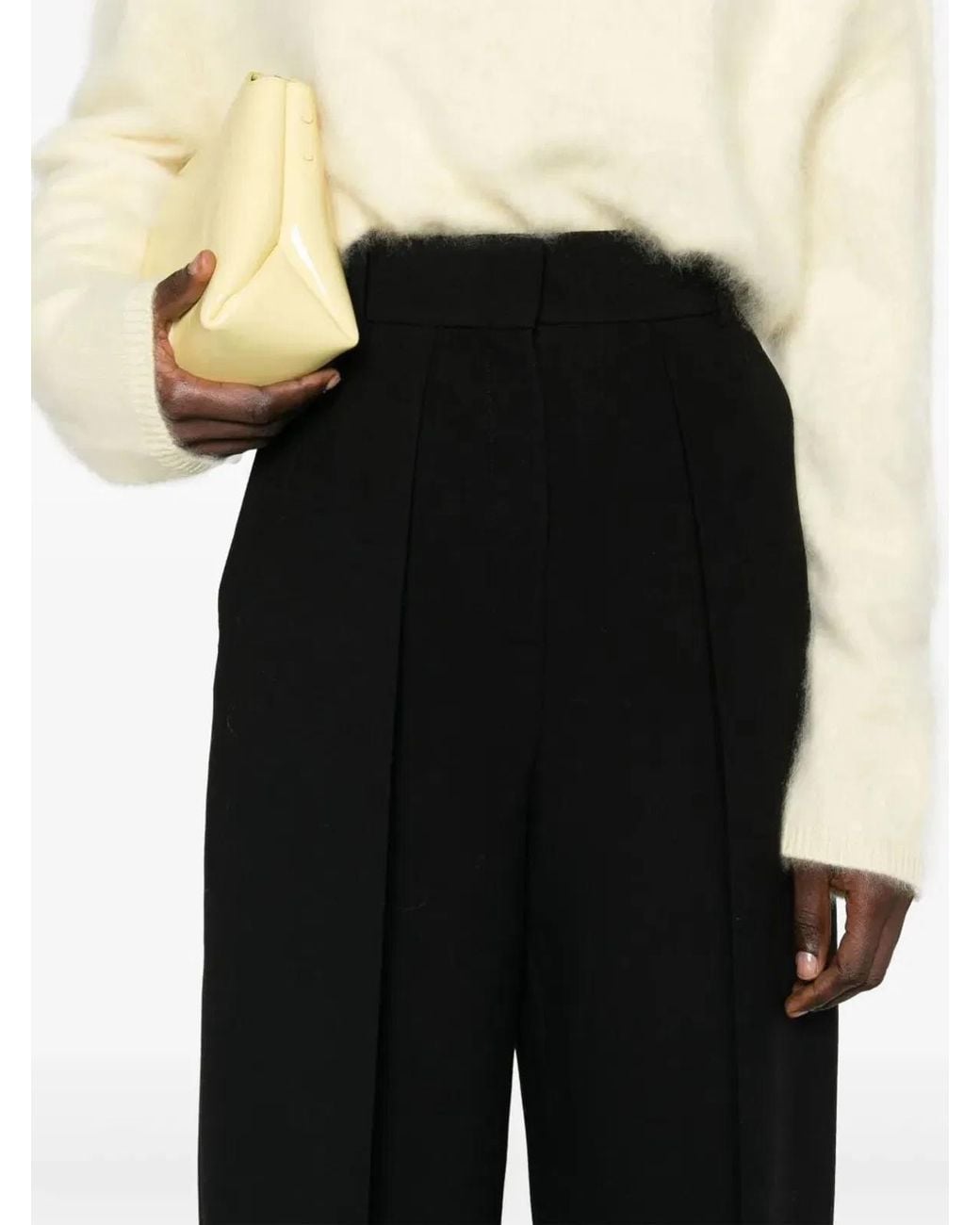 Khaite Black Maris Pant