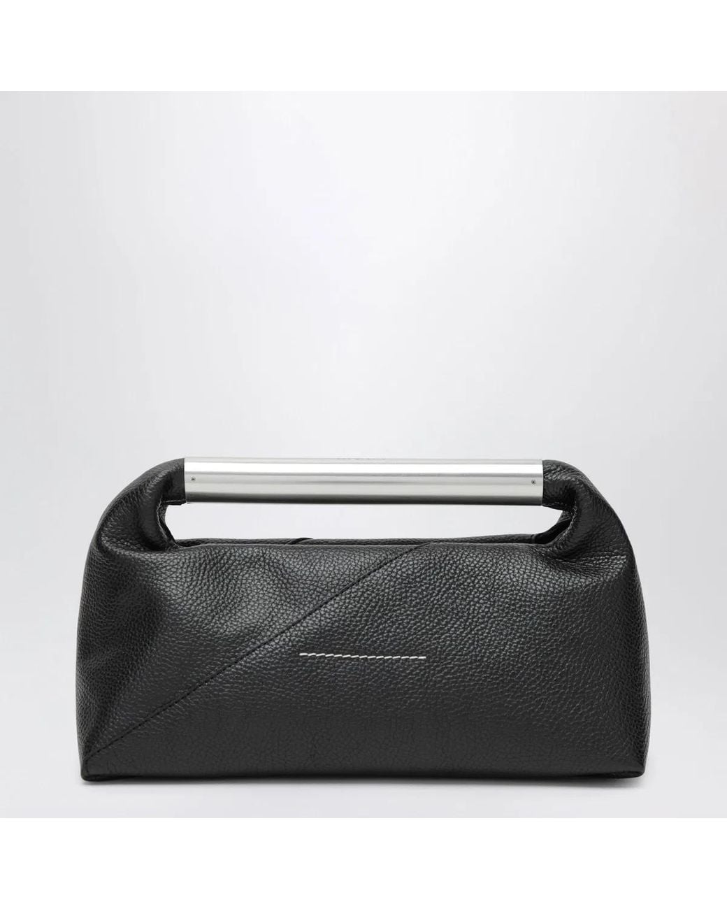 MM6 by Maison Margiela Black Japanese Jewel Handle Handbag