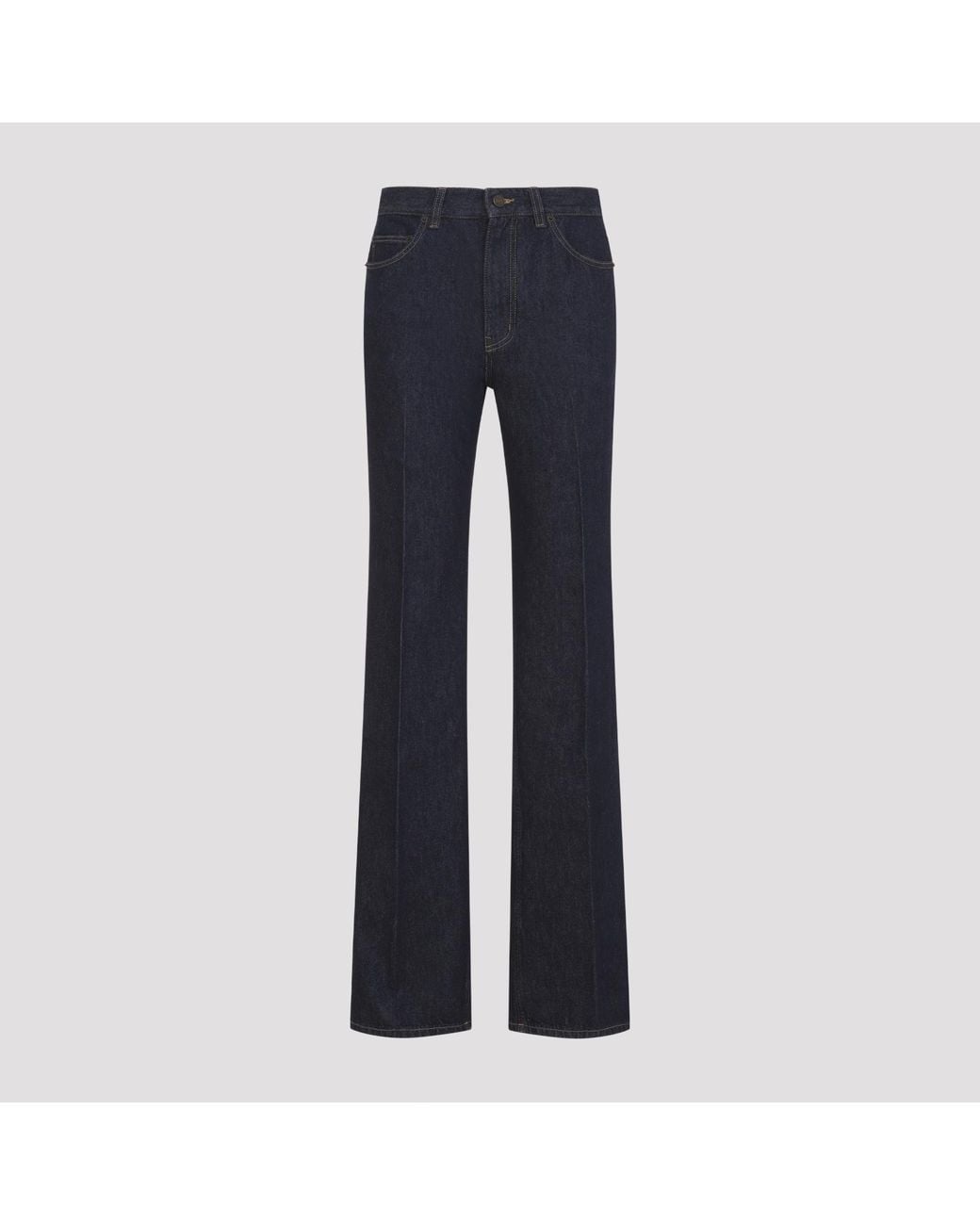 Saint Laurent Blue Flared Jeans