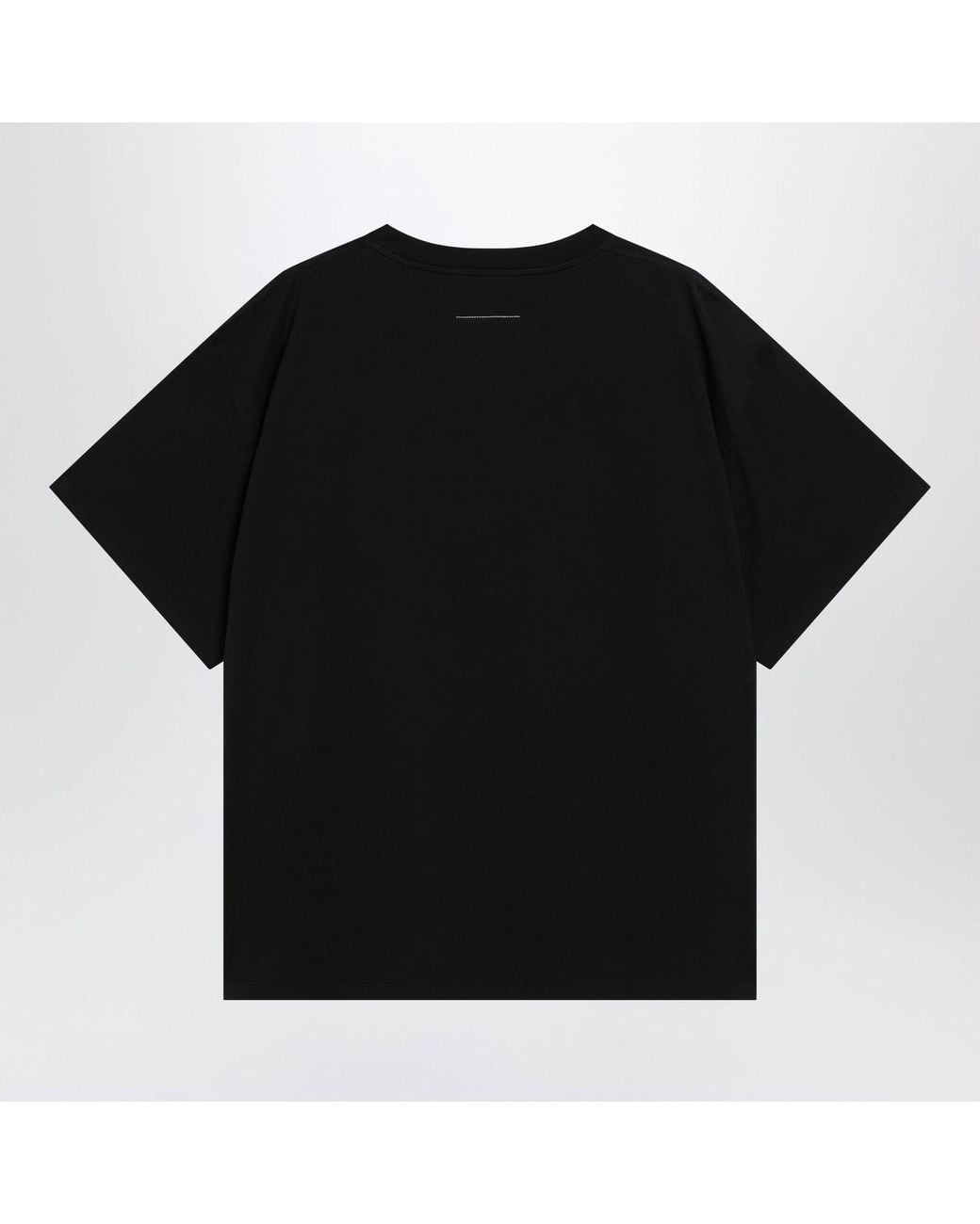 MM6 by Maison Margiela Black Tshirt Logo for men