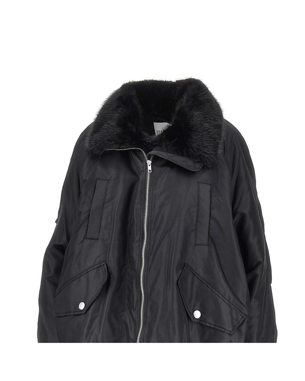 Stand Studio Black Thilda Padded Jacket