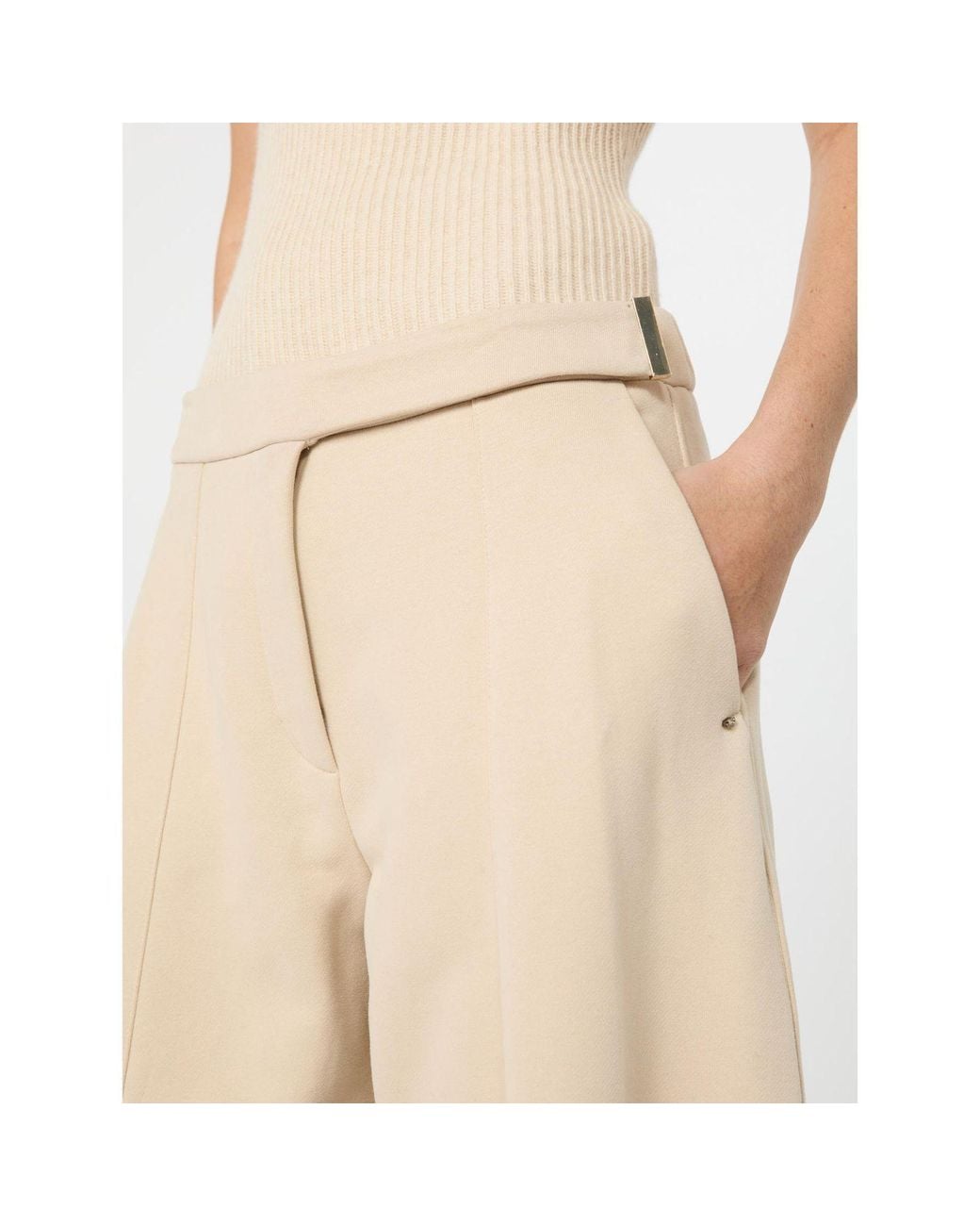 Max Mara Natural Spxhobby Jersey Trouser