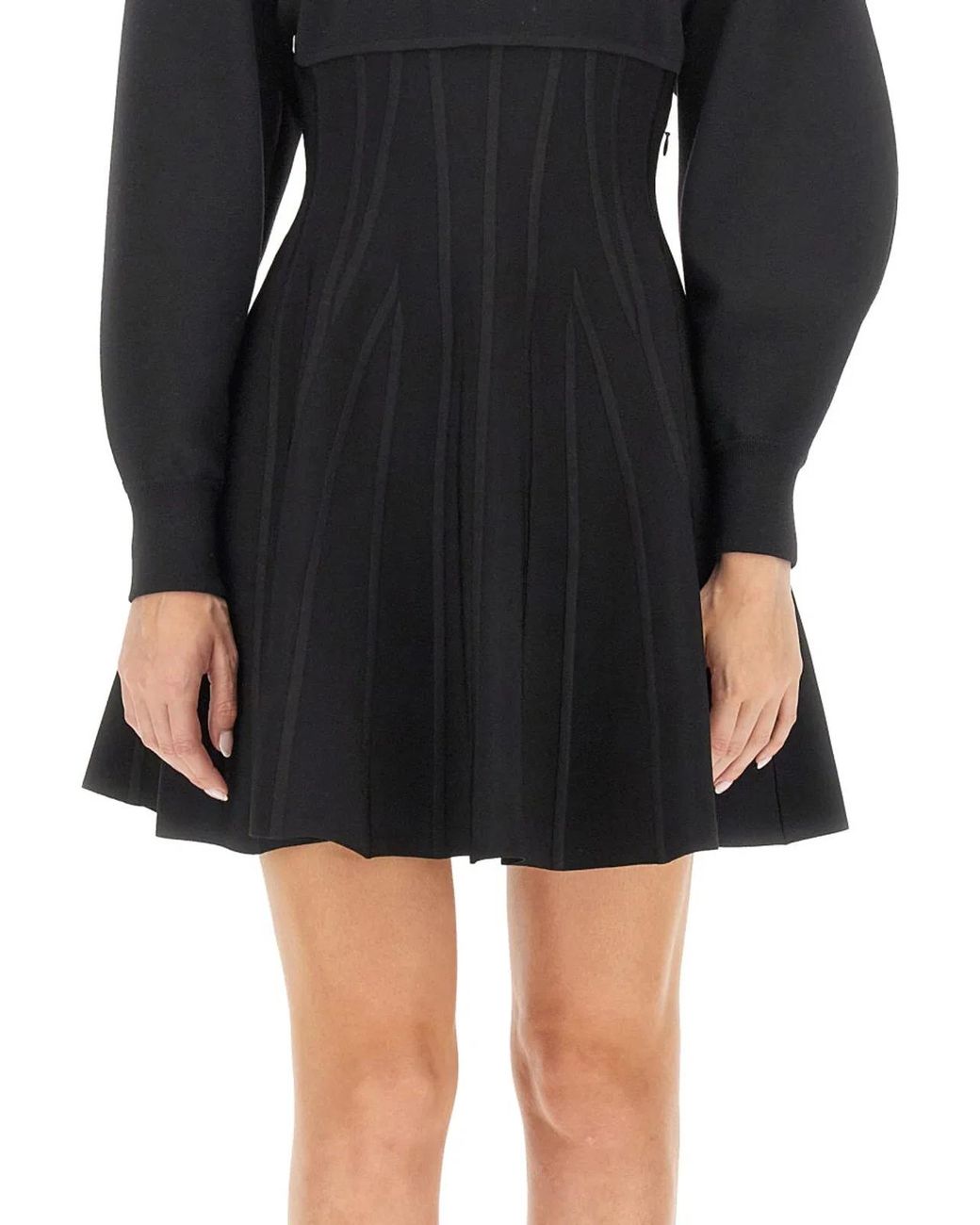 McQueen Black Mini Dress