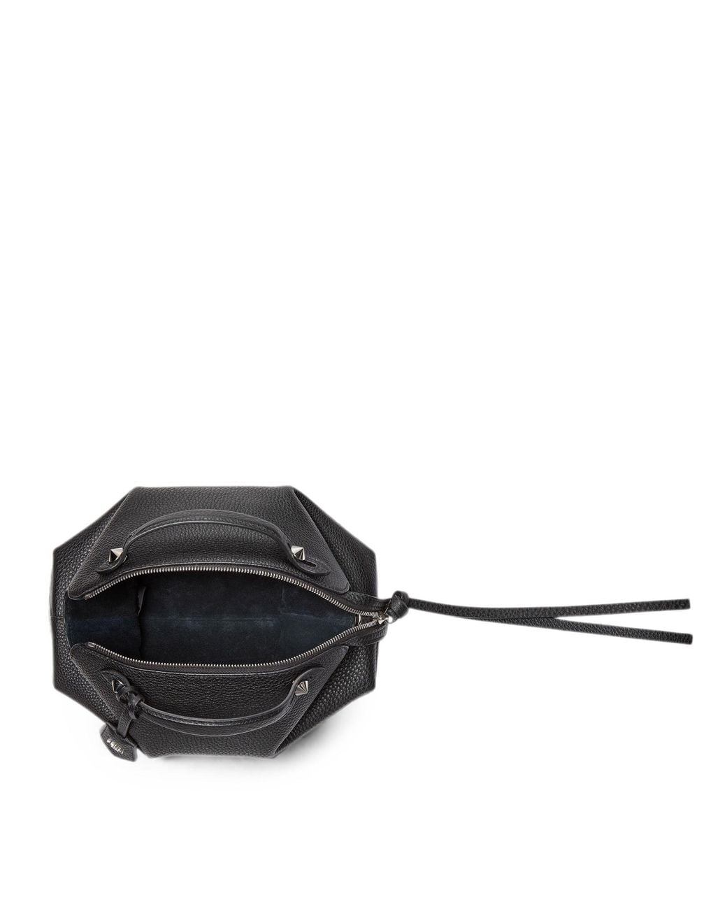 Fendi Black Medium By The Way Grained-Leather Clutch Bag