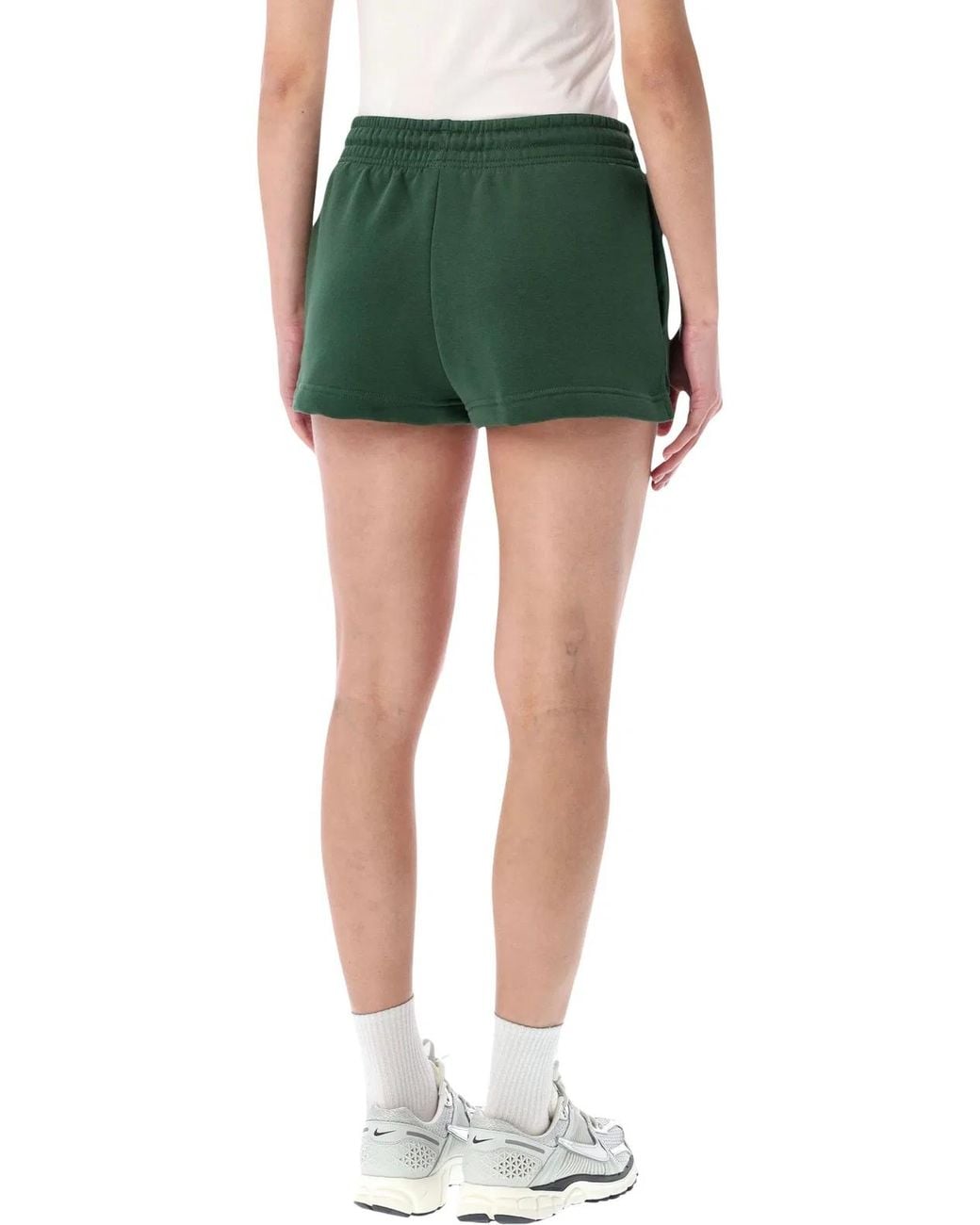 Nike Green Elastic Waist Fleece Shorts