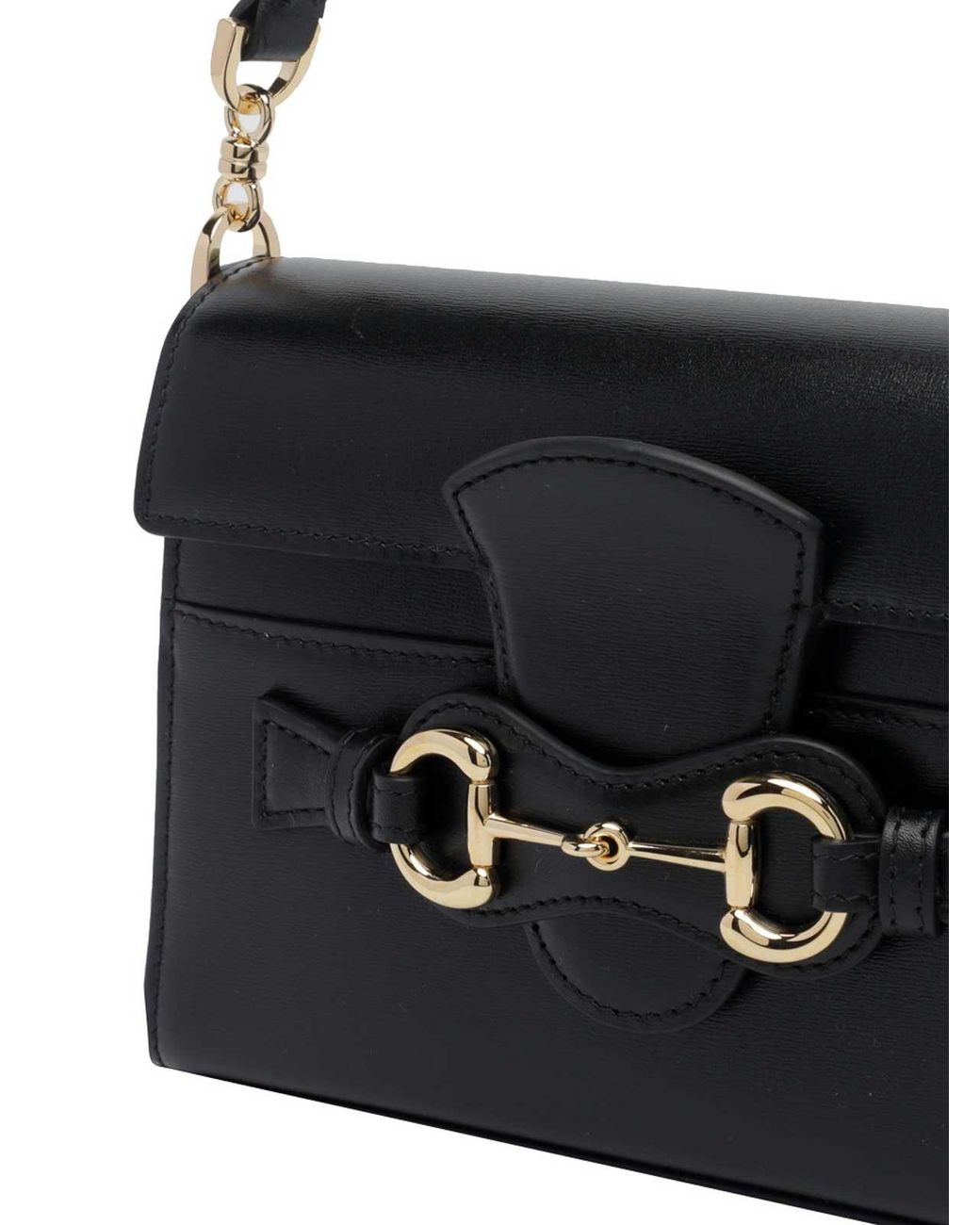 Gucci Black Small Horsebit Duomo Handbag