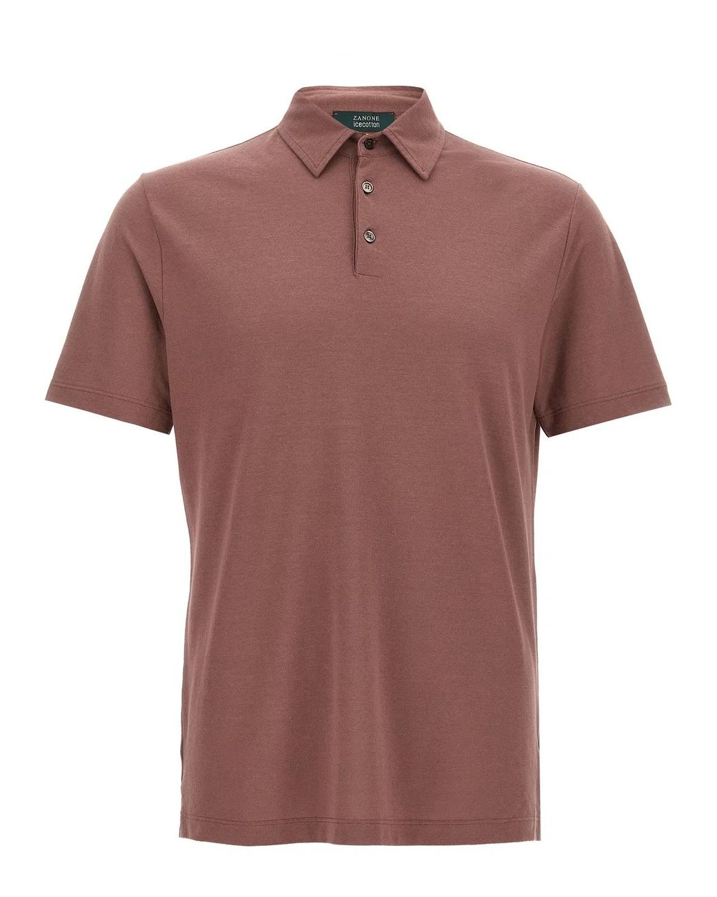 Zanone Red 'Ice Cotton' Polo Shirt for men