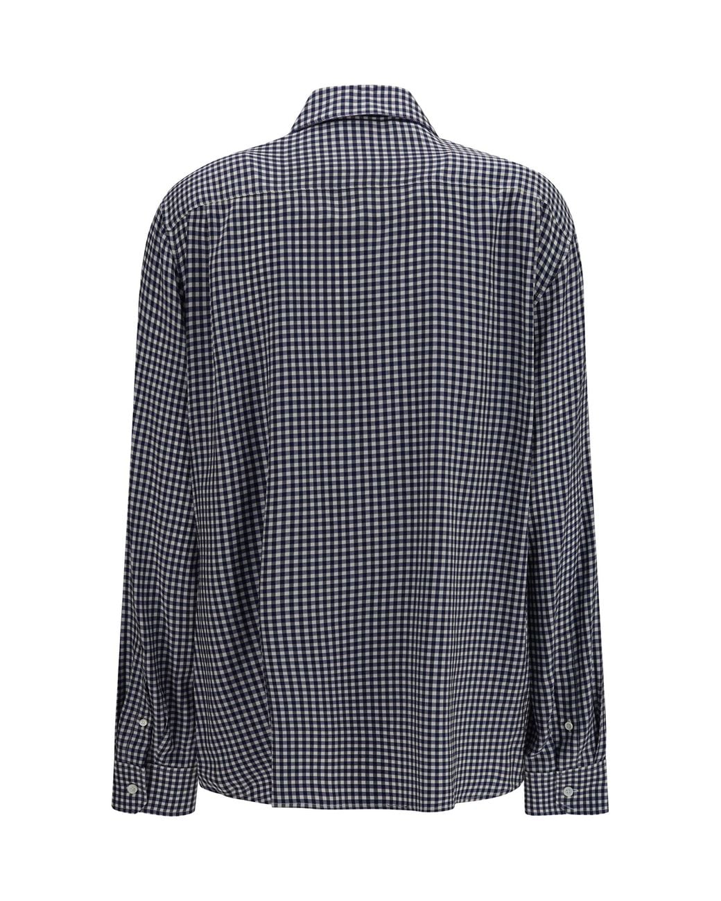 Loewe Blue Silk Shirt