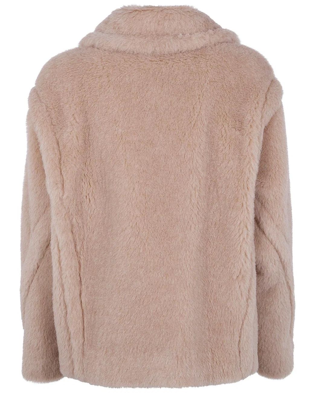Max Mara Brown "Mxmtritone" Single Breasted Short Classic Coat