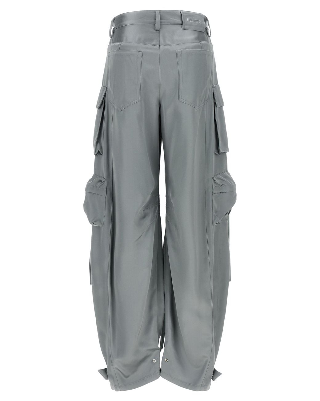 The Attico Gray 'Superattico 10' Collection Cargo Pants