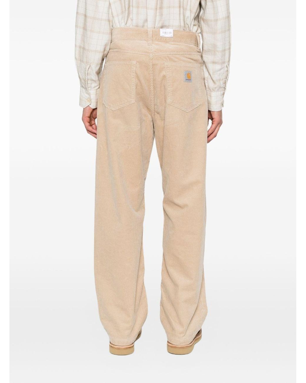 Carhartt White Cotton Trousers for men
