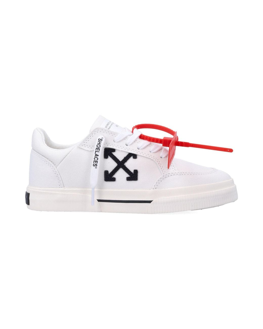 Off-White c/o Virgil Abloh Pink Logo Vulcanized Sneakers