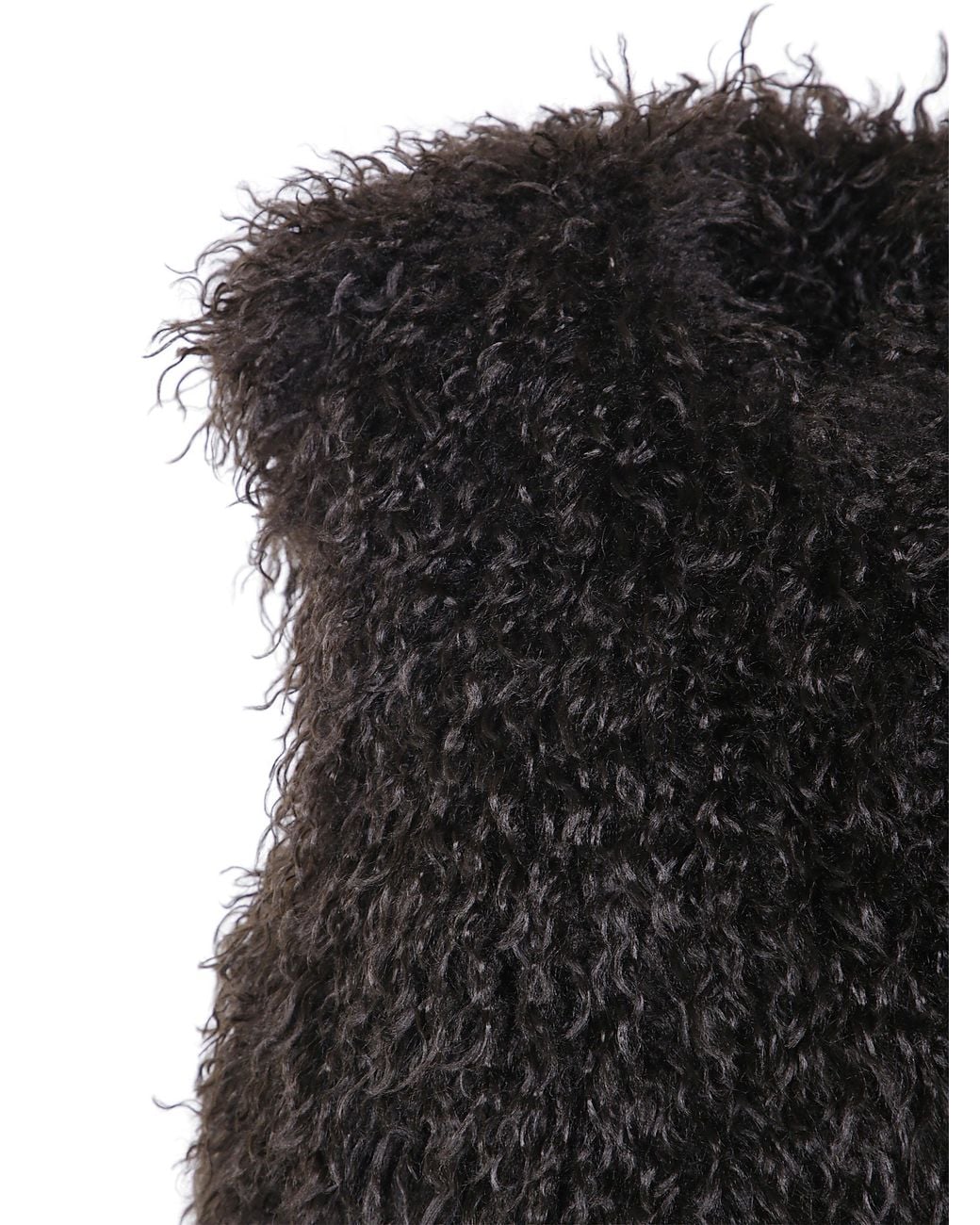 MICHAEL Michael Kors Black Faux Fur Vest