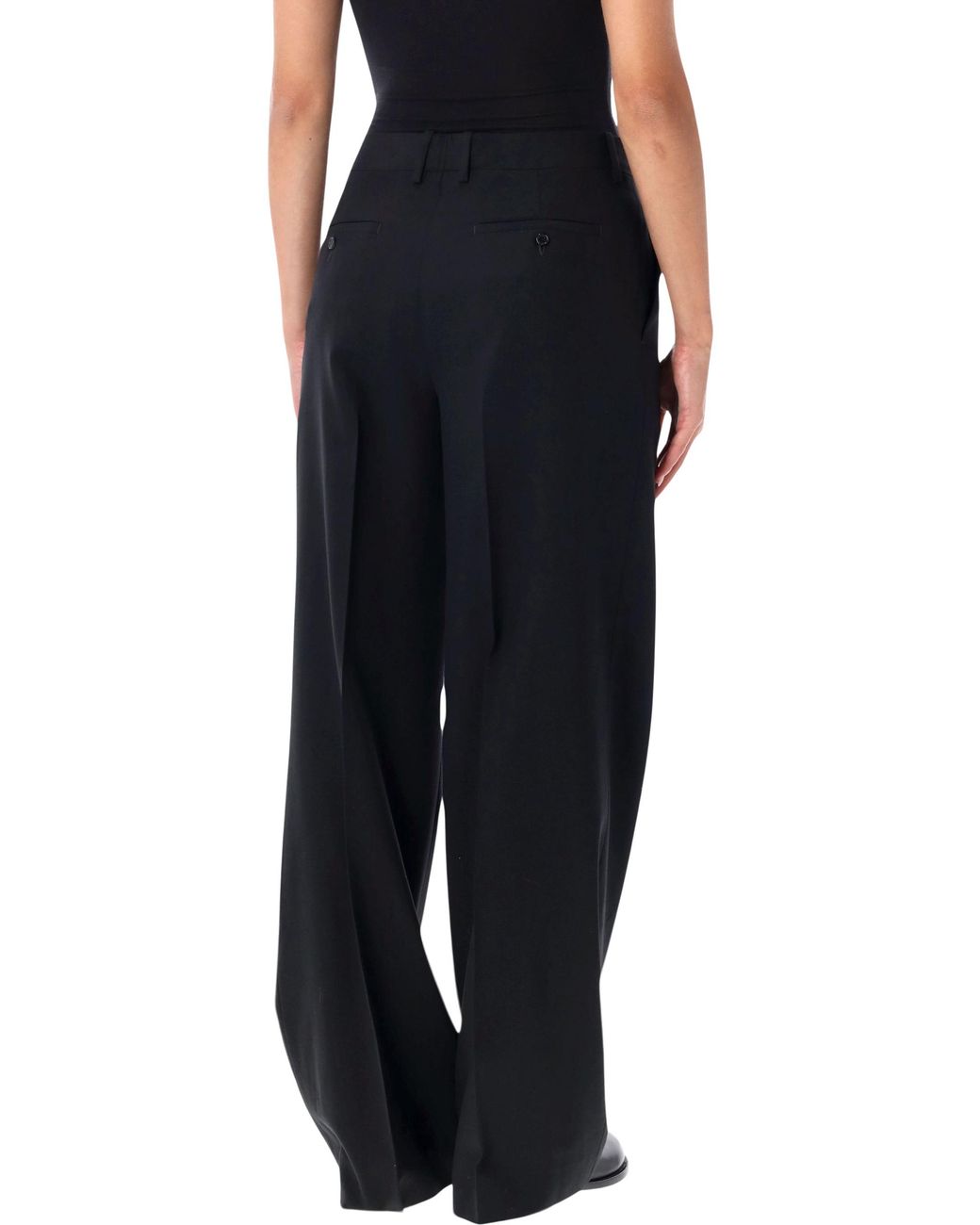 J.W. Anderson Black Tailored Wide-Leg Trousers