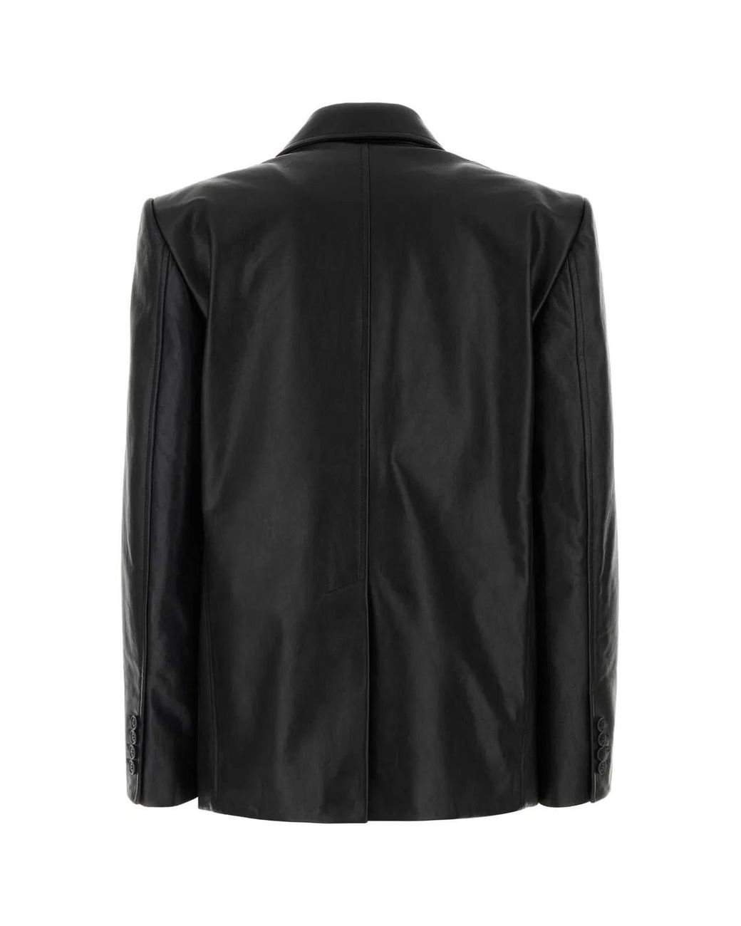 Balenciaga Black Leather Jacket